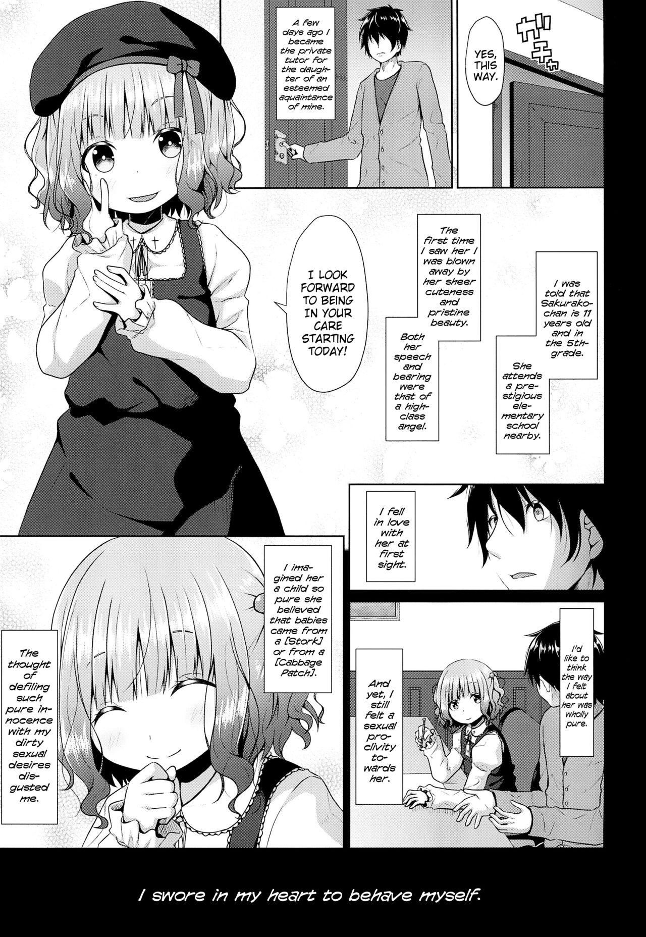 JS Ojou-sama wa Lolicon no Jinsei o Shouchuu ni Osametai | A High-Class Elementary Schoolgirl’s Desire to Procure Ownership of a Lolicon’s Life - Page 3