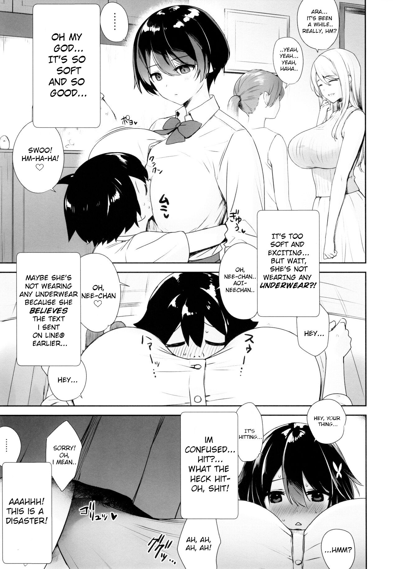 Itsumo No-pan No-bura na Mukanjou Onee-chan no Shikyuu ni Ippai H na Koto o Shite Boku no Mono ni Suru Hon - Page 4