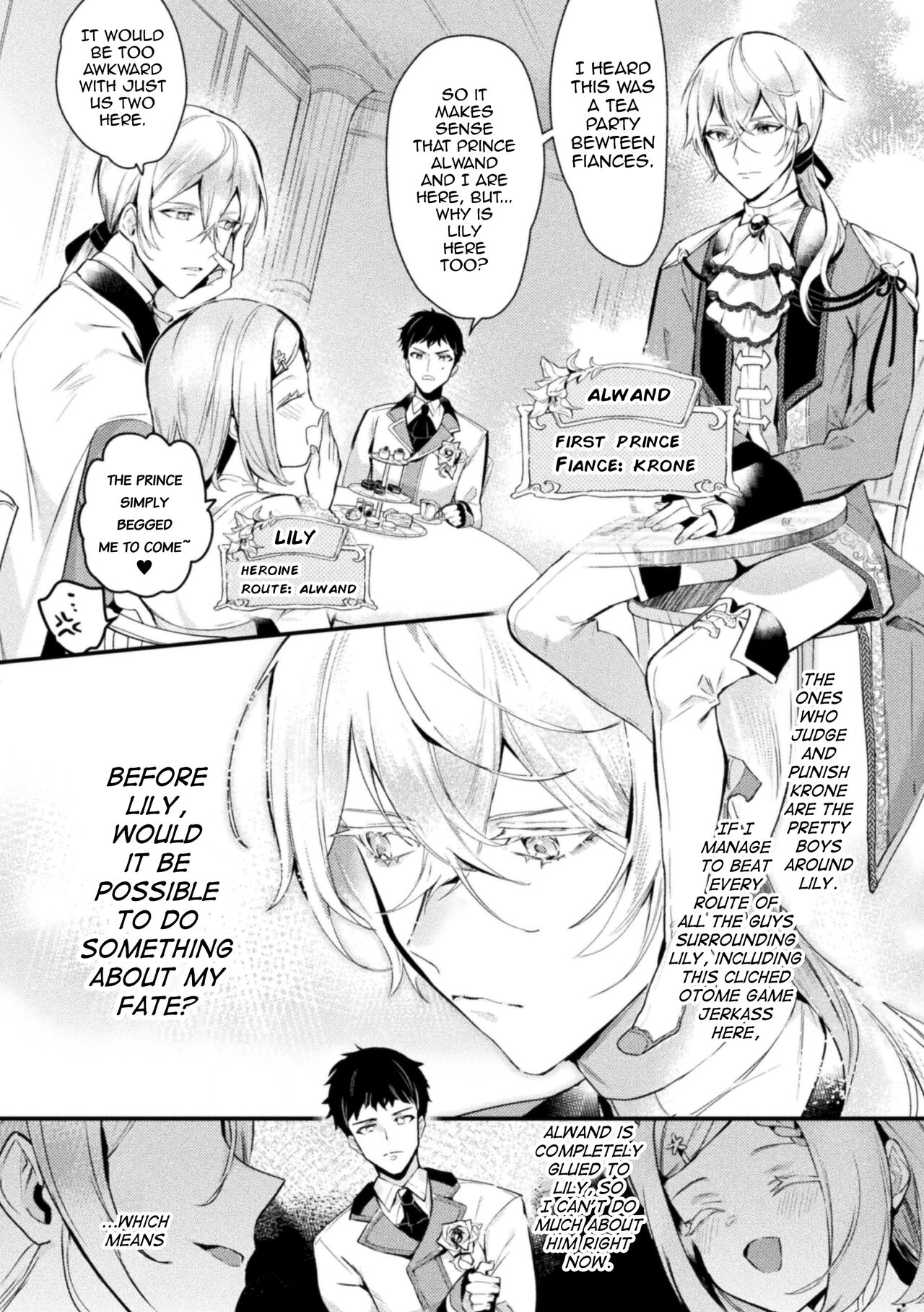 Akuyaku Reisoku Tensei ~Akogare no Otomege Chara o Kando Cheat de Kanochi Kouryaku~ 1 - Page 4