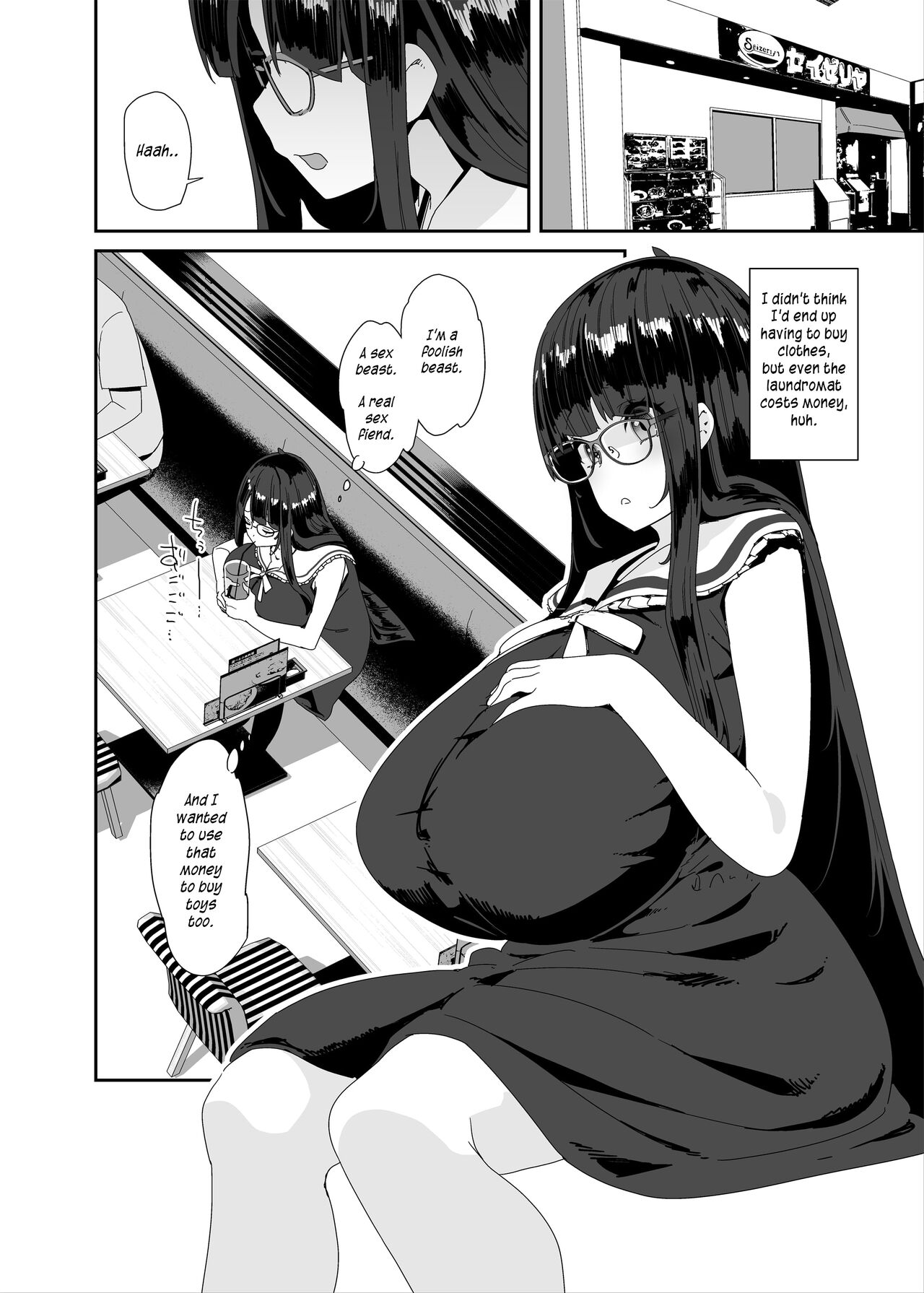 Dosukebe Kyonyuu Joshi ga Shopping Mall made Odekake Onanie Suru Hanashi - Page 41
