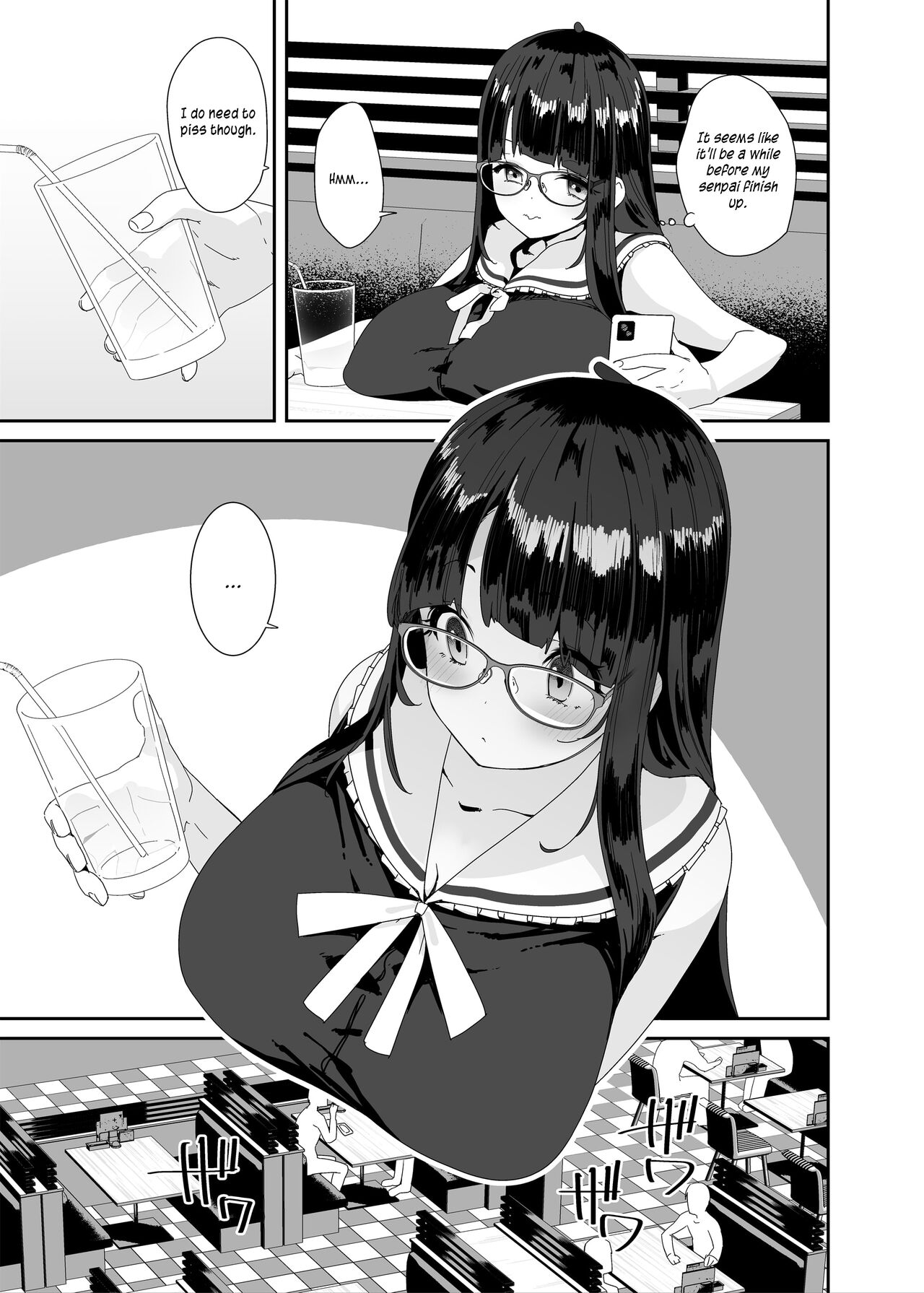 Dosukebe Kyonyuu Joshi ga Shopping Mall made Odekake Onanie Suru Hanashi - Page 42