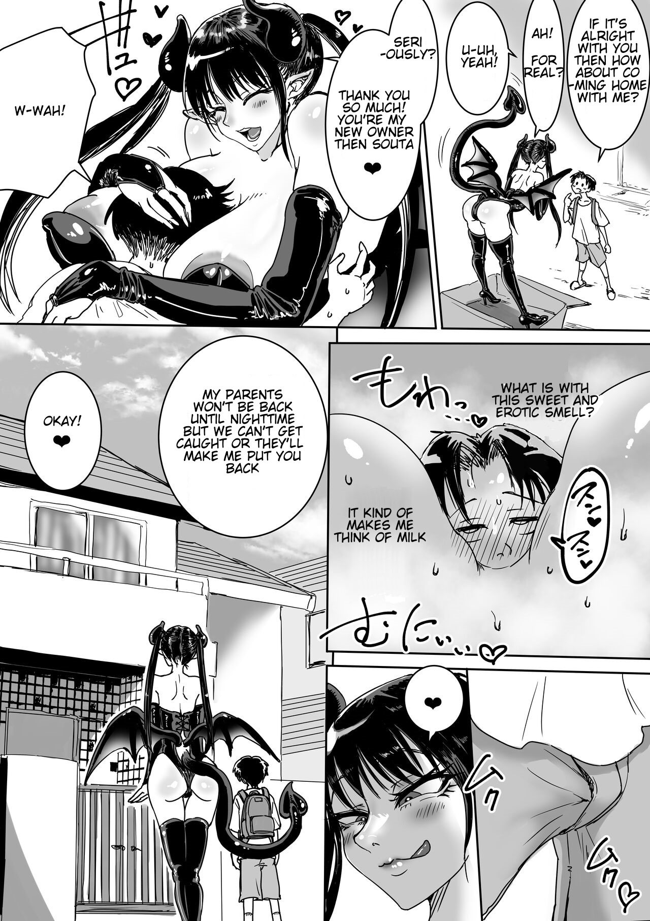 Succubus Hiroimashita. Junyuu Ecchi de Mugen Shasei - Page 4