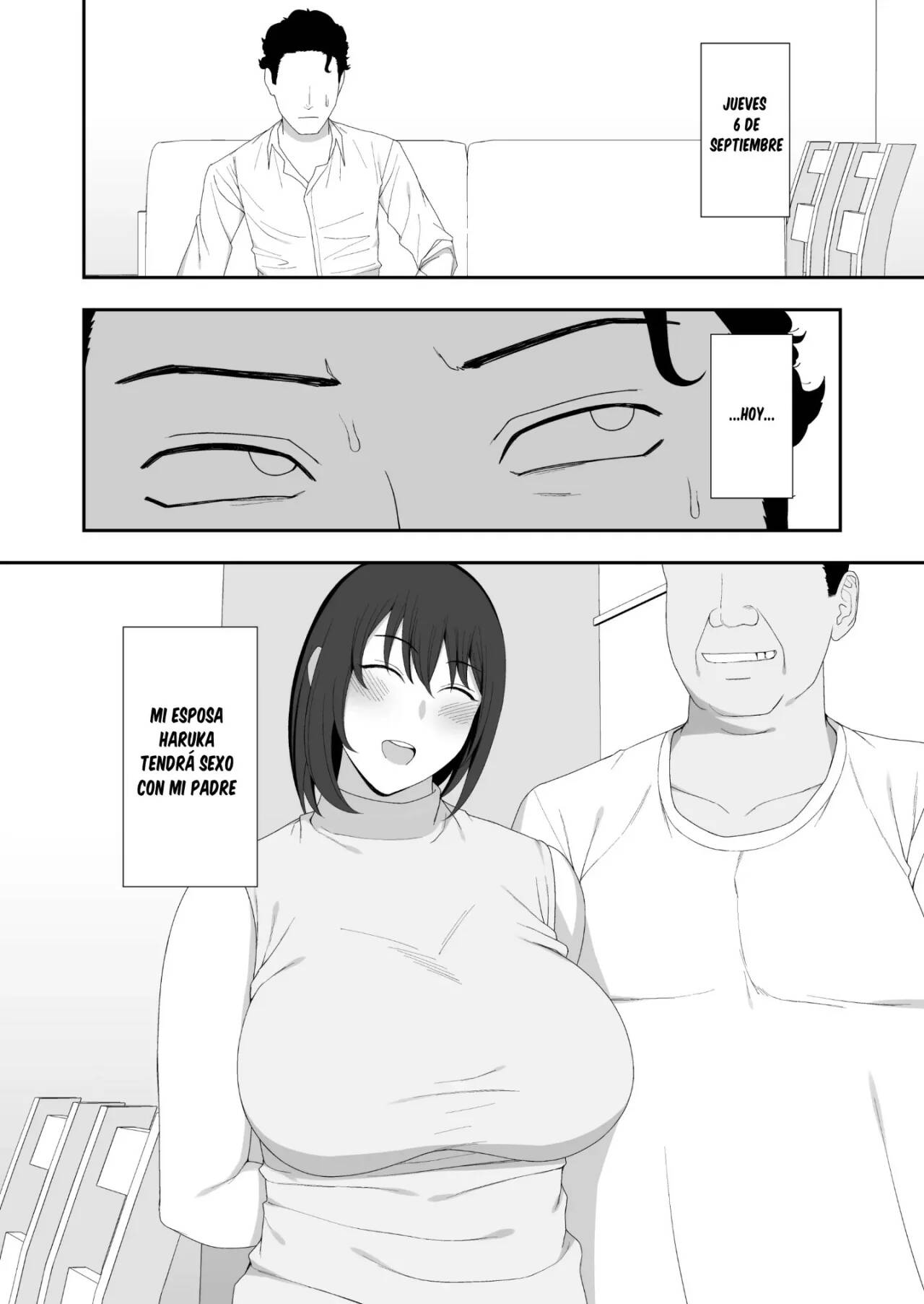 Haruka to Oyaji no Kozukuri Shuukan - Page 3