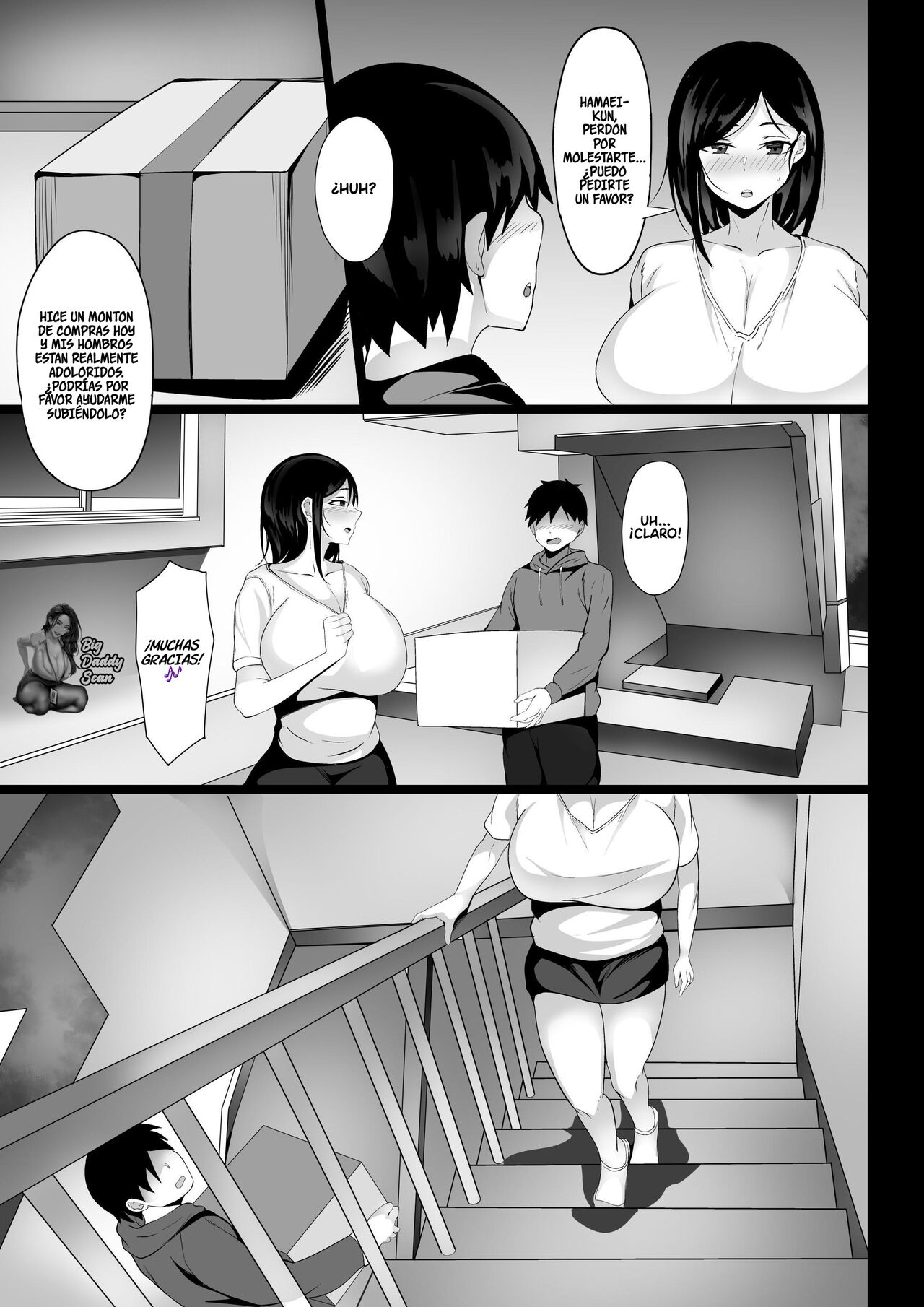 Ore no Joukyou Seiseikatsu 1 Tonari no Hitozuma Hen | Mi vida sexual en Tokio 1 – La Ama De Casa De Al Lado - Page 6