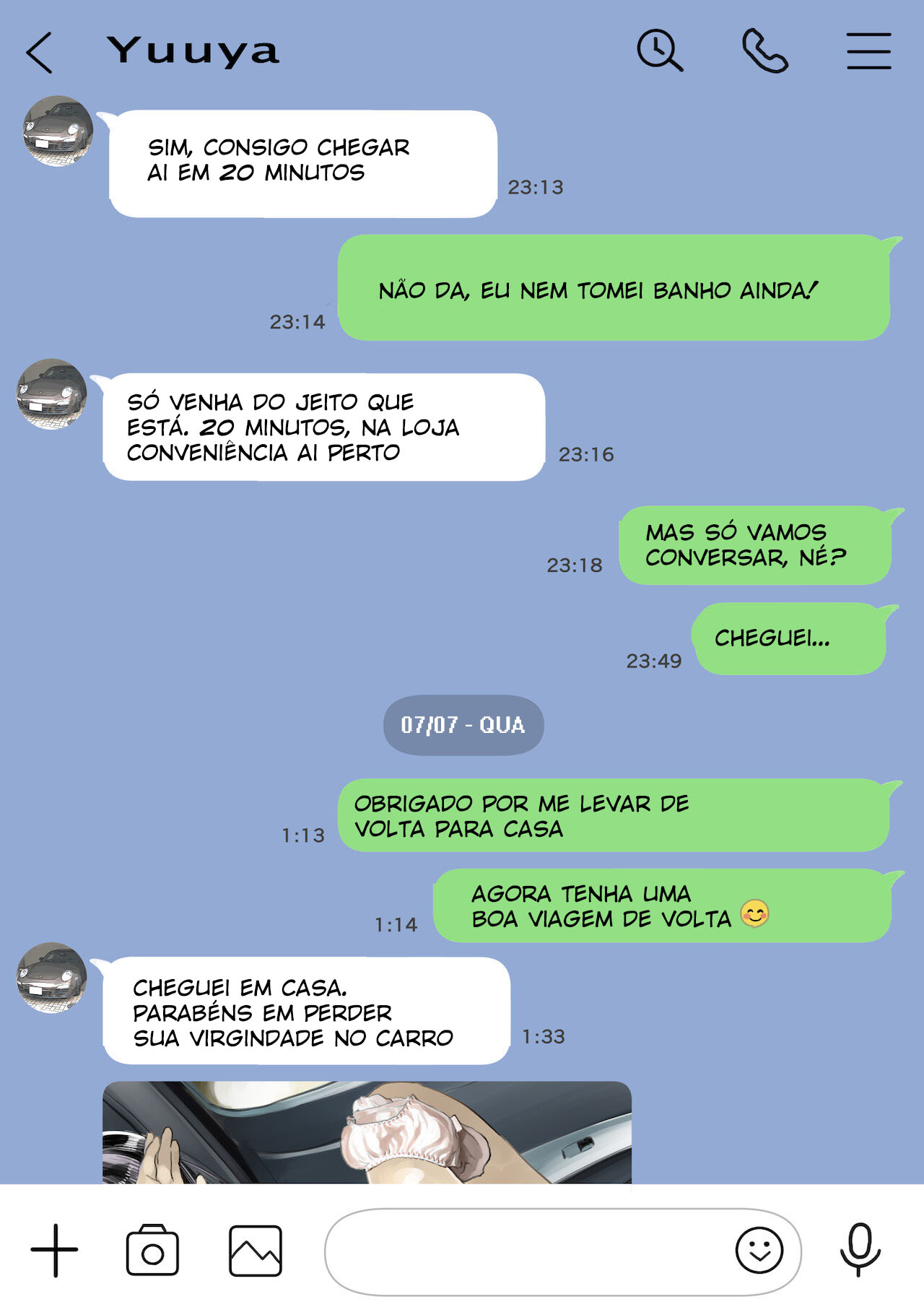 Eu Acabei Bisbilhotando o Celular Dela - Page 48