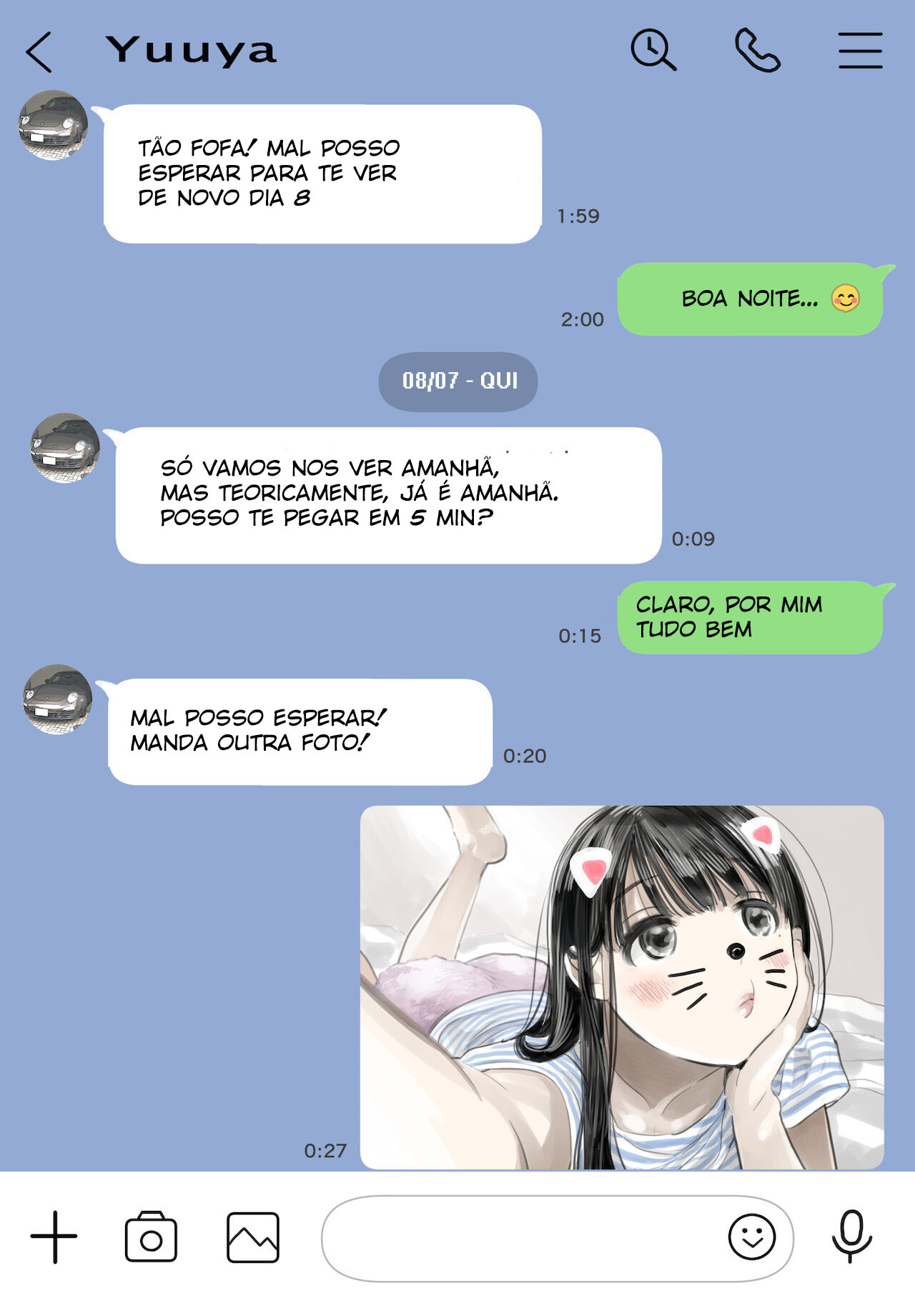 Eu Acabei Bisbilhotando o Celular Dela - Page 51