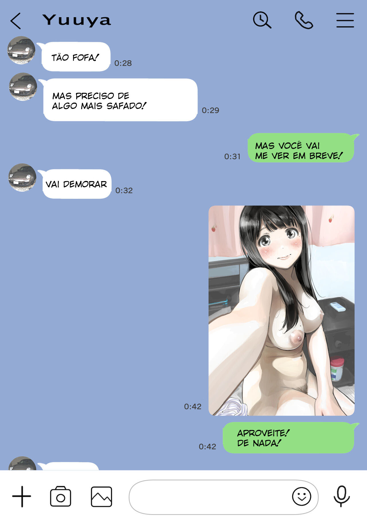 Eu Acabei Bisbilhotando o Celular Dela - Page 52