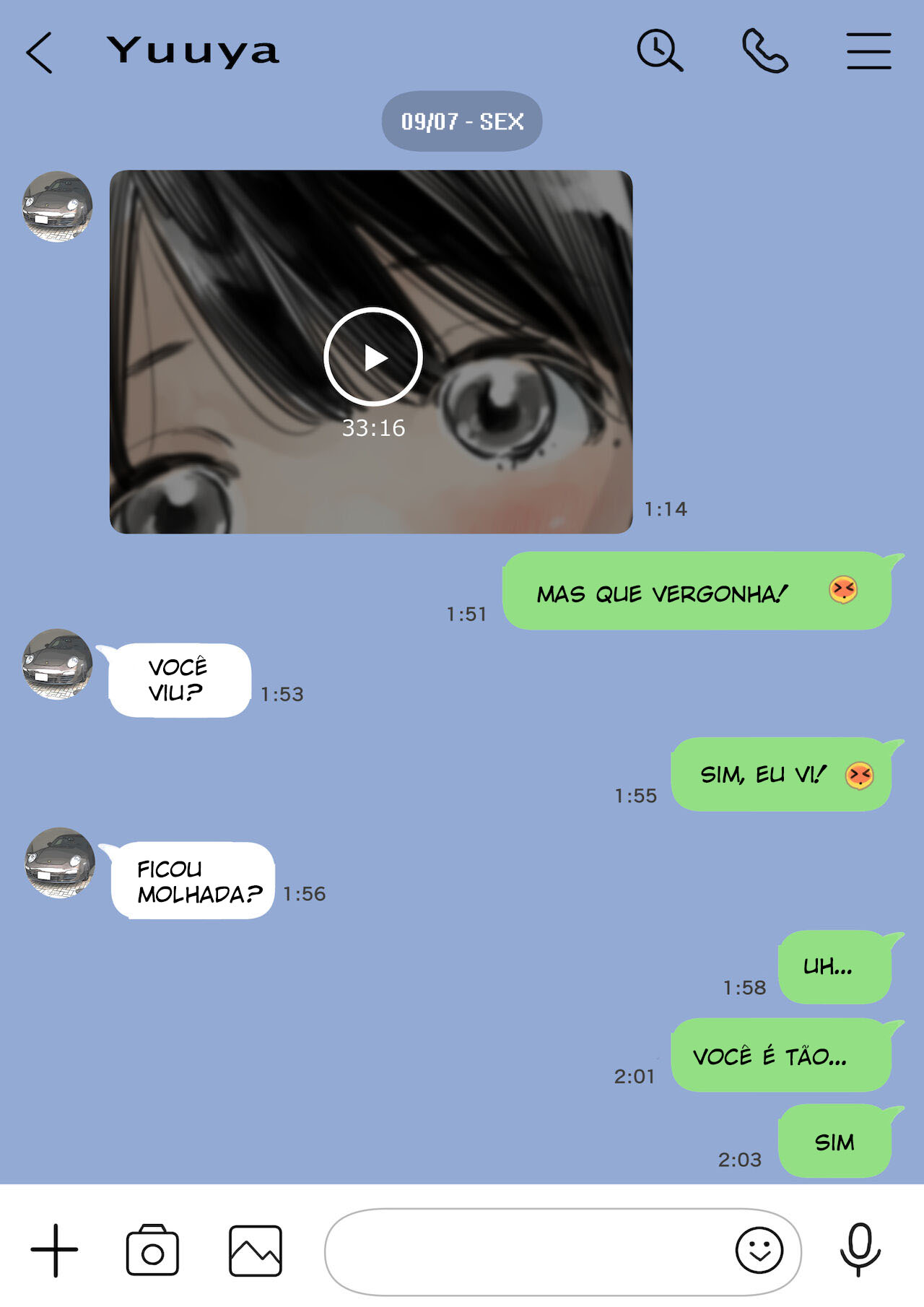 Eu Acabei Bisbilhotando o Celular Dela - Page 54
