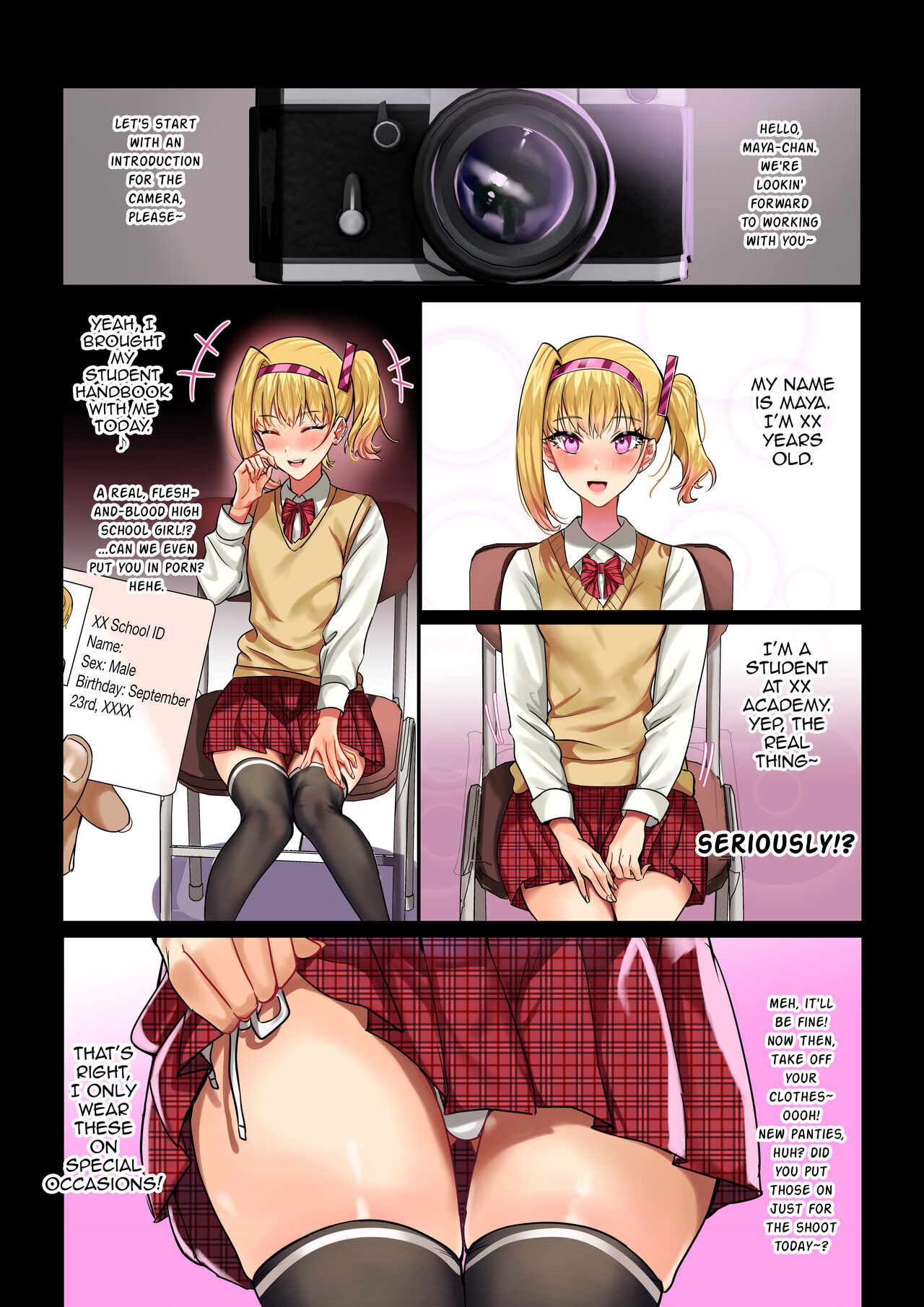 Maya-chan no AV Choukyou Debut | Maya-chan’s AV Training Debut - Page 3