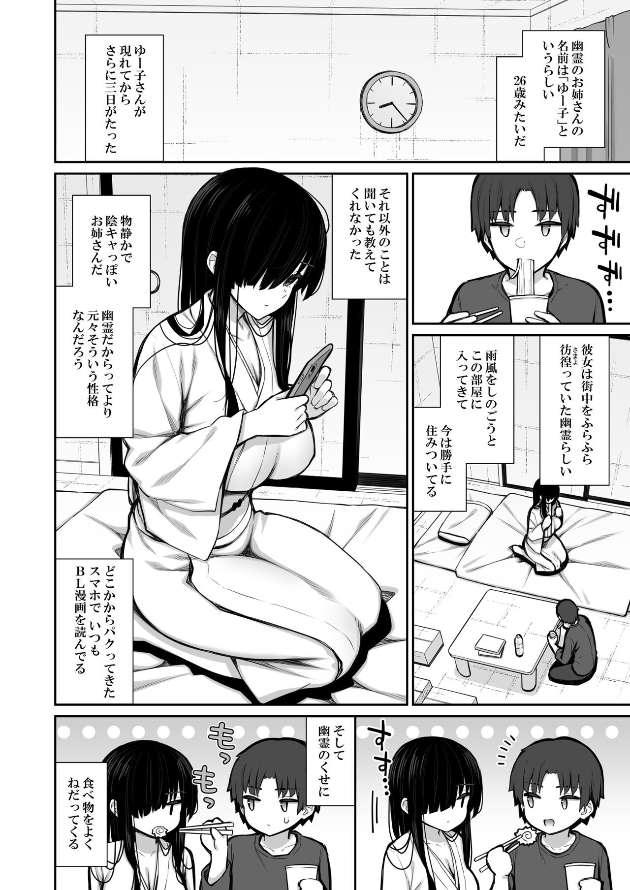 Katte ni Sumitsuiteru InCha Yuurei no Karada o Suki Katte suru Hanashi - Page 4
