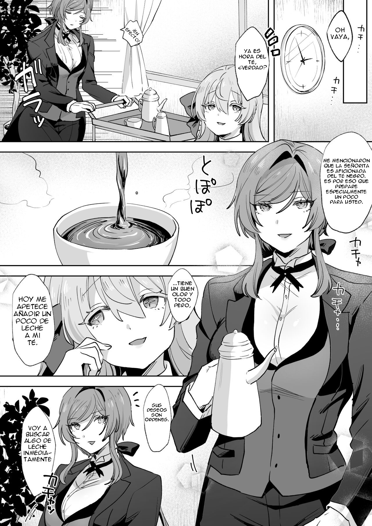 Juujun Ikemen Shitsuji ga Ojou-sama ni Dosukebe Kaihatsu Sarechau Hanashi | Una historia sobre un apuesto mayordomo obediente que es explotado de forma lasciva por su amo - Page 13