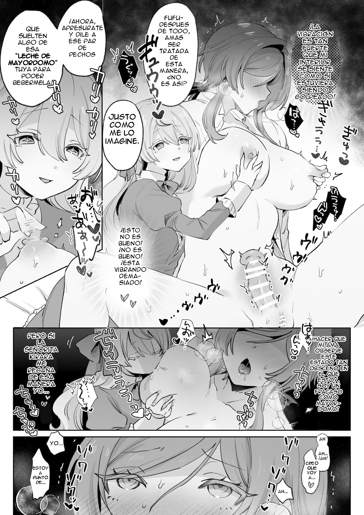 Juujun Ikemen Shitsuji ga Ojou-sama ni Dosukebe Kaihatsu Sarechau Hanashi | Una historia sobre un apuesto mayordomo obediente que es explotado de forma lasciva por su amo - Page 40
