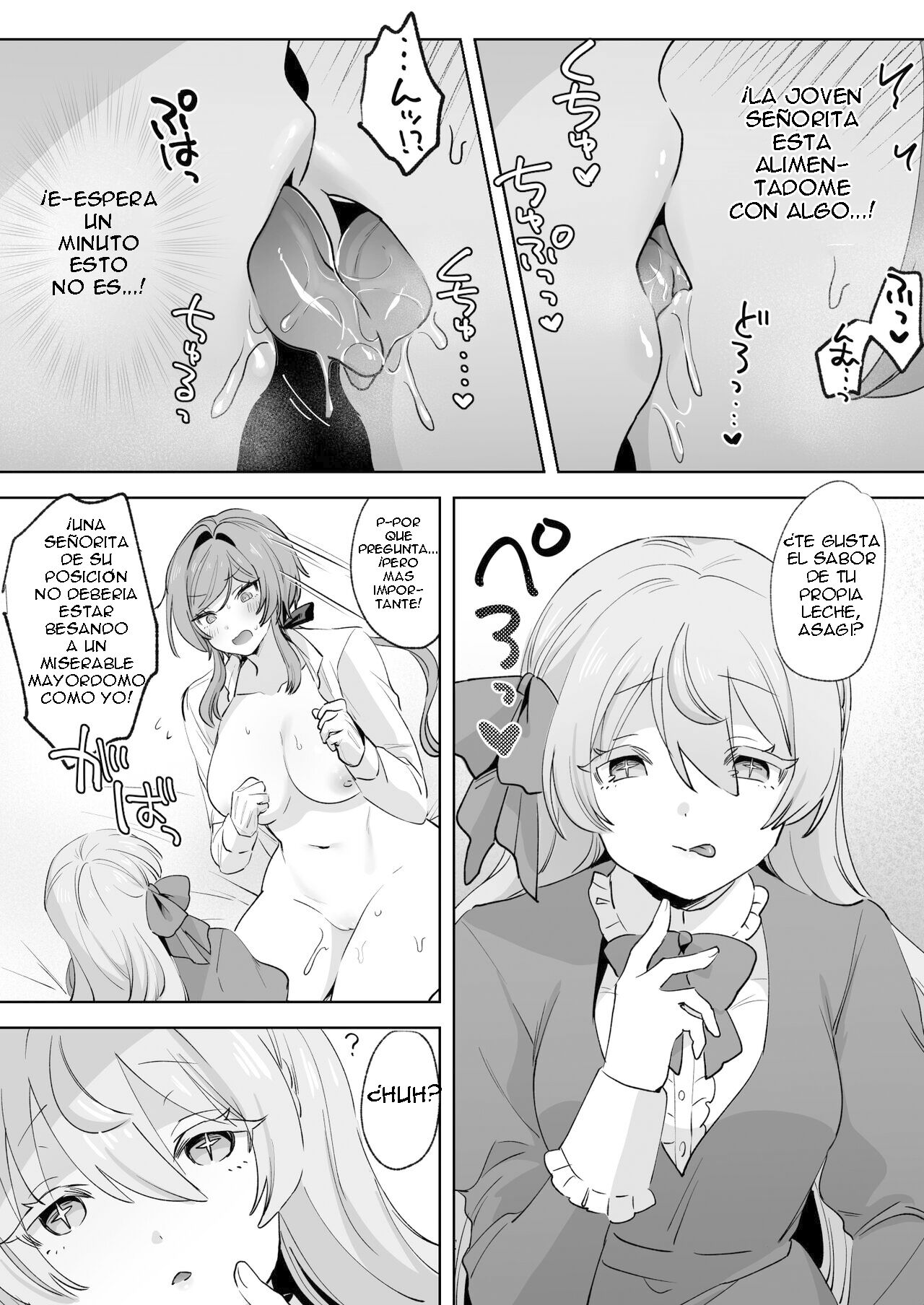 Juujun Ikemen Shitsuji ga Ojou-sama ni Dosukebe Kaihatsu Sarechau Hanashi | Una historia sobre un apuesto mayordomo obediente que es explotado de forma lasciva por su amo - Page 42