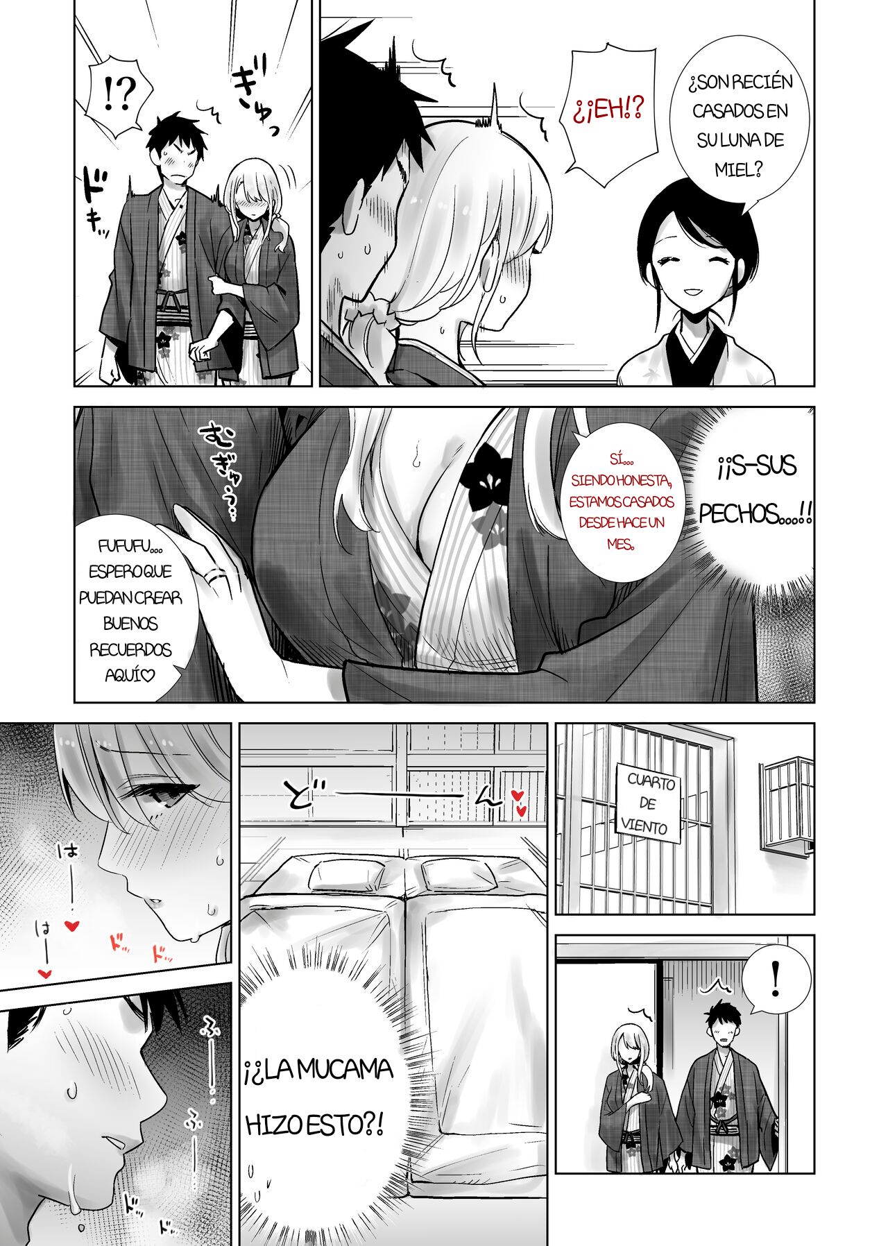 Tomodachi no Mama ga Boku no Dekachin de Ikimakutta (2) Onsen Ryokou | El viaje a las aguas termales donde la madre de mi amigo estaba sobre mi gran pene - Page 7