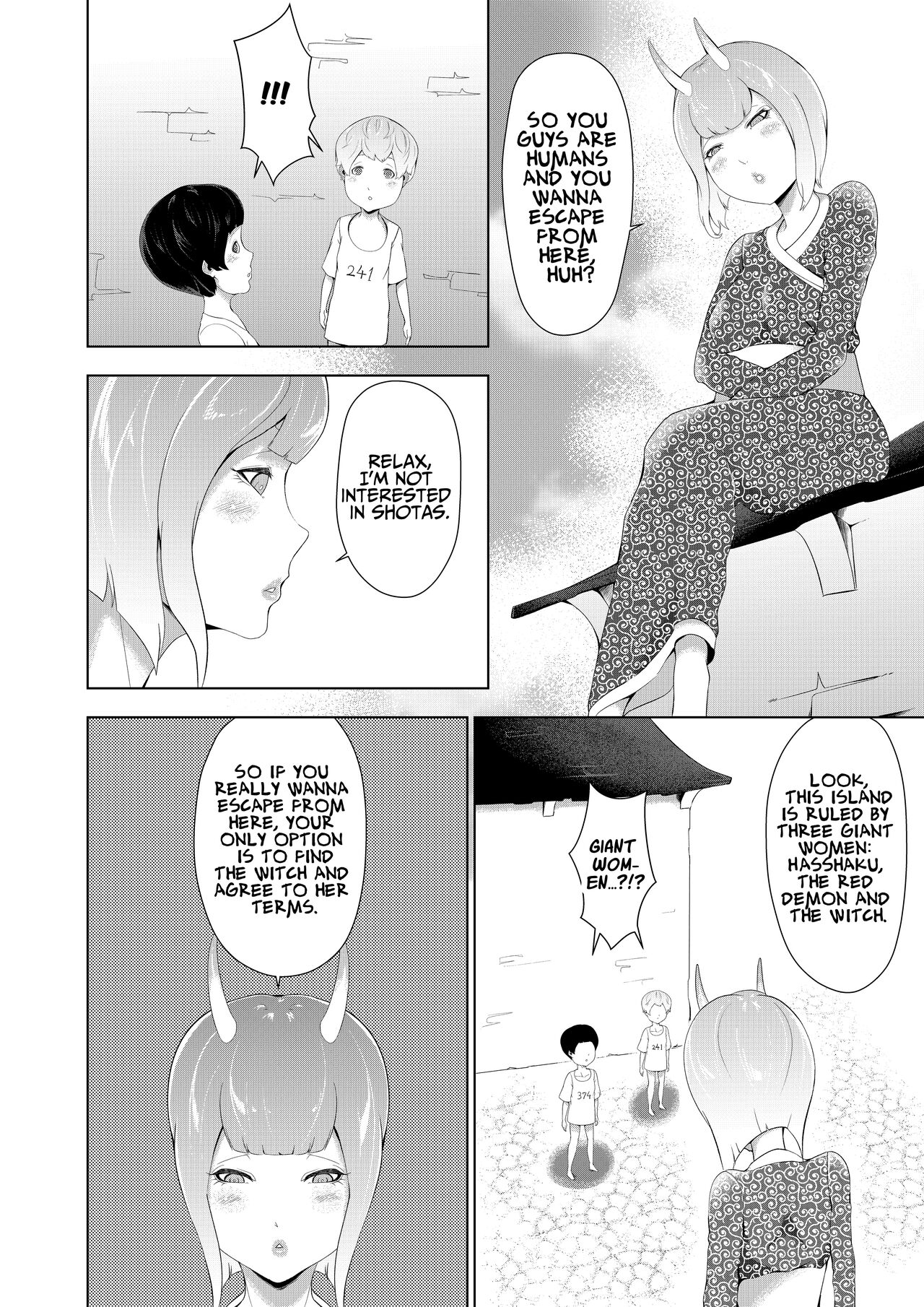 Giant Woman Island – Shota’s Forced Squeezing ~ Hasshaku-sama and Red Demon Edition ~ - Page 18