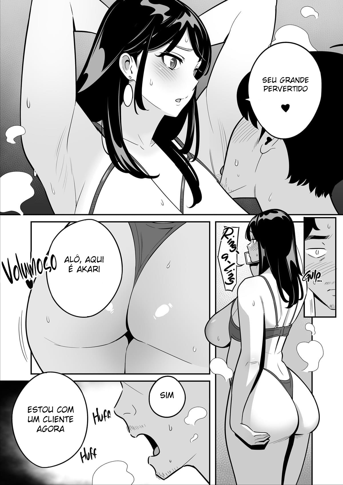 Oh Sim! Eu me dei bem com uma Linda Prostituta de uma Agência 3 - Page 12