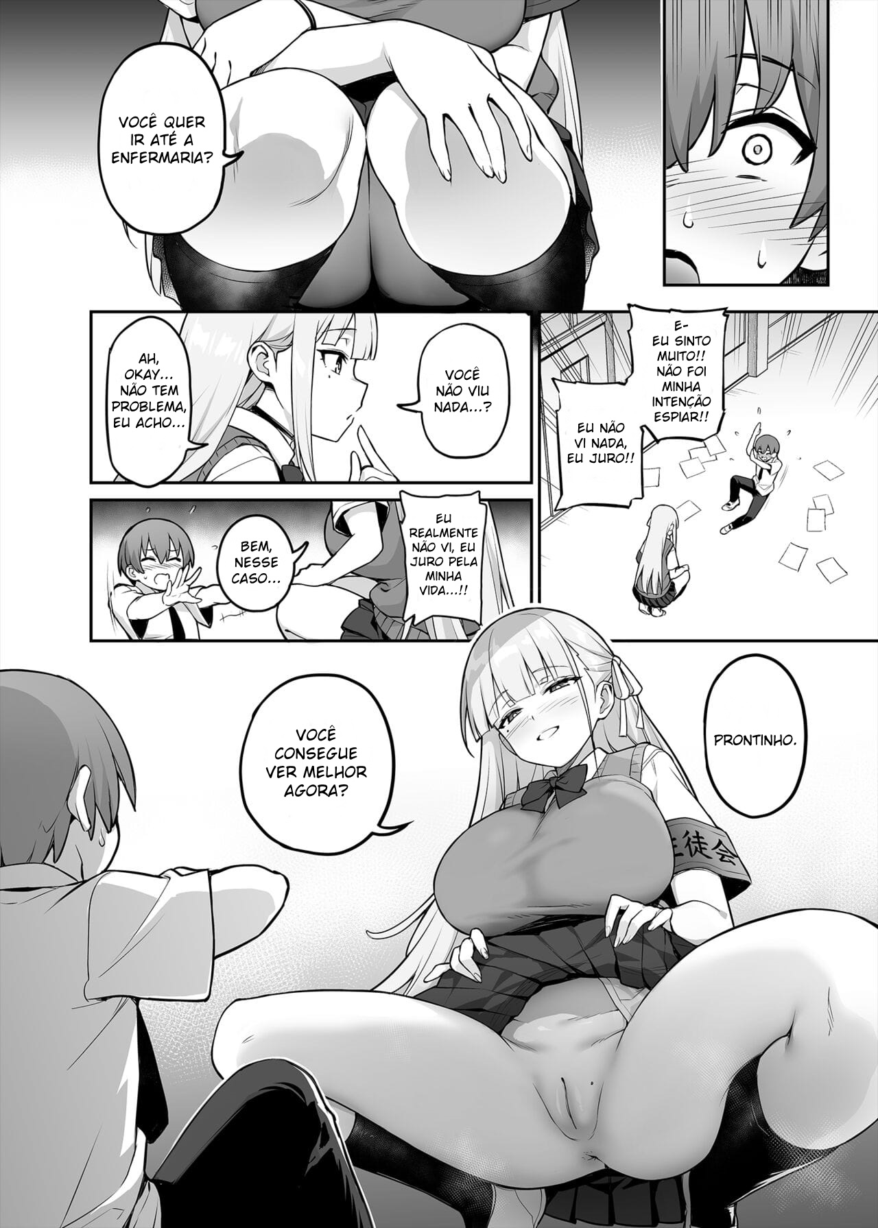 A Amada Presidente do Conselho Estudantil com Peitos Obscenamente Enormes - Page 7