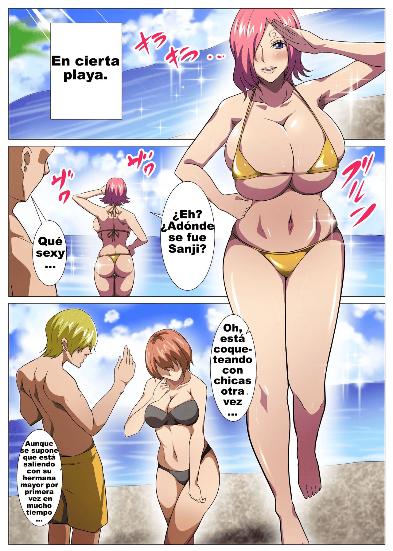 Bakunyuu Onee-san no Asedaku Ecchi - Page 2