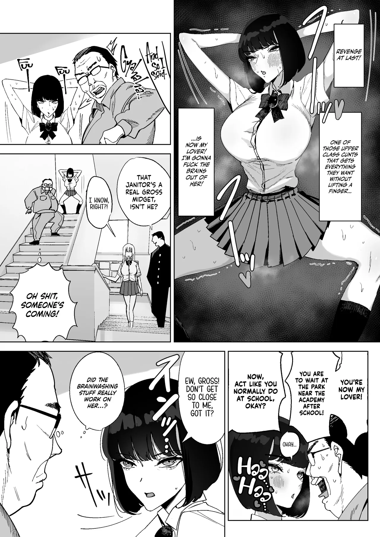 High-Class Hypnotism ~ An S-Rank Young Lady With A Horrible Personality Gets Dominated By A Disgusting Old Man~ - Page 9
