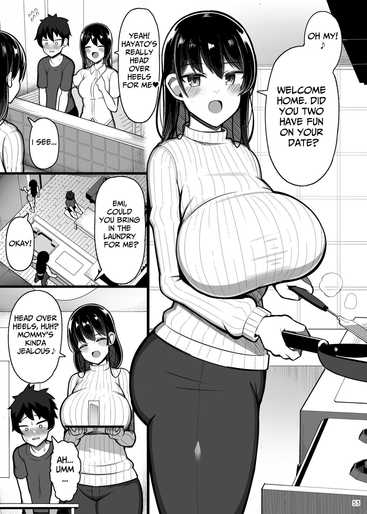 Onee-chan to, Mama to, Honki Koubi. II - Page 53