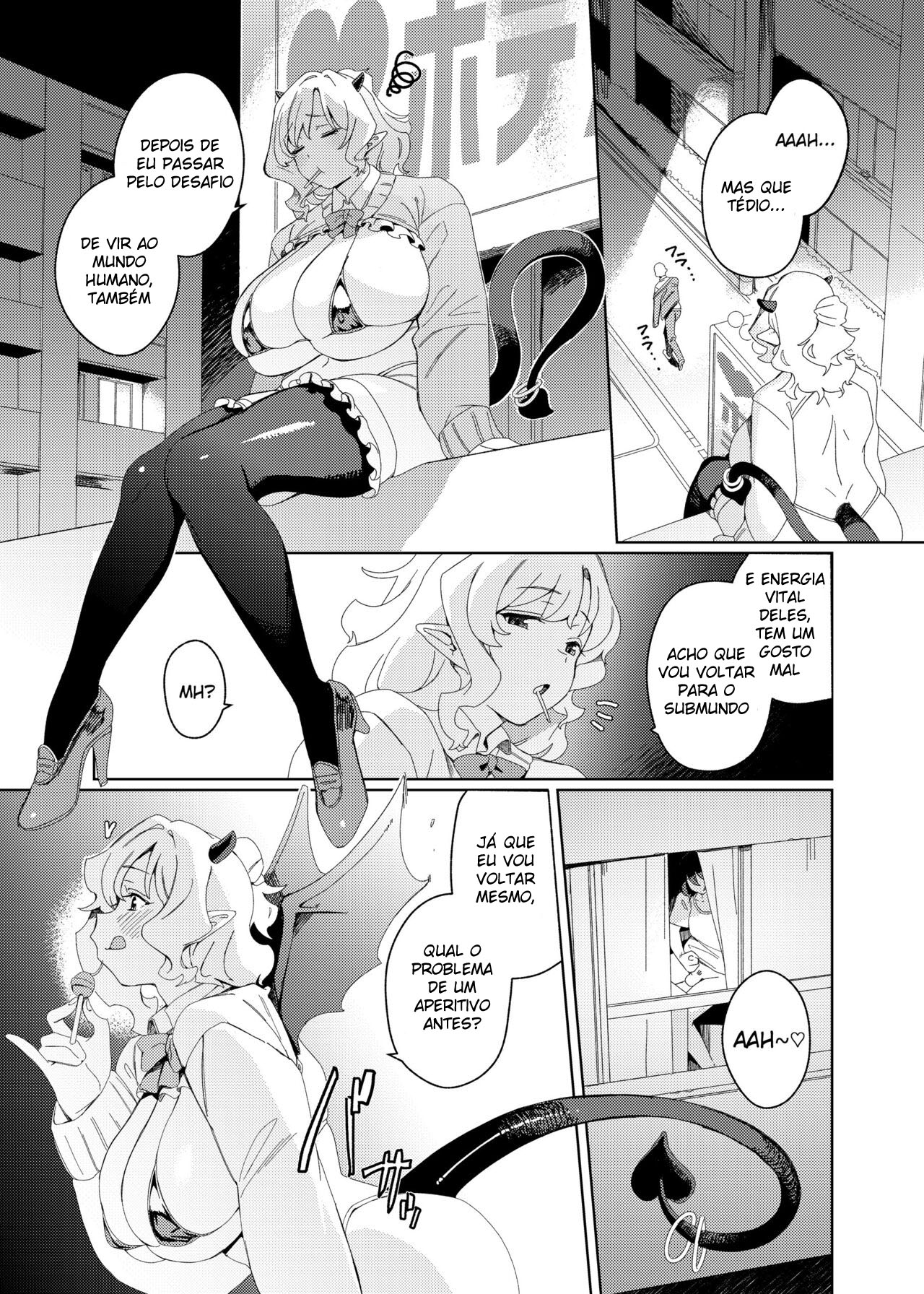 A Succubus Gyaru e a Nerd Futanari - Page 4