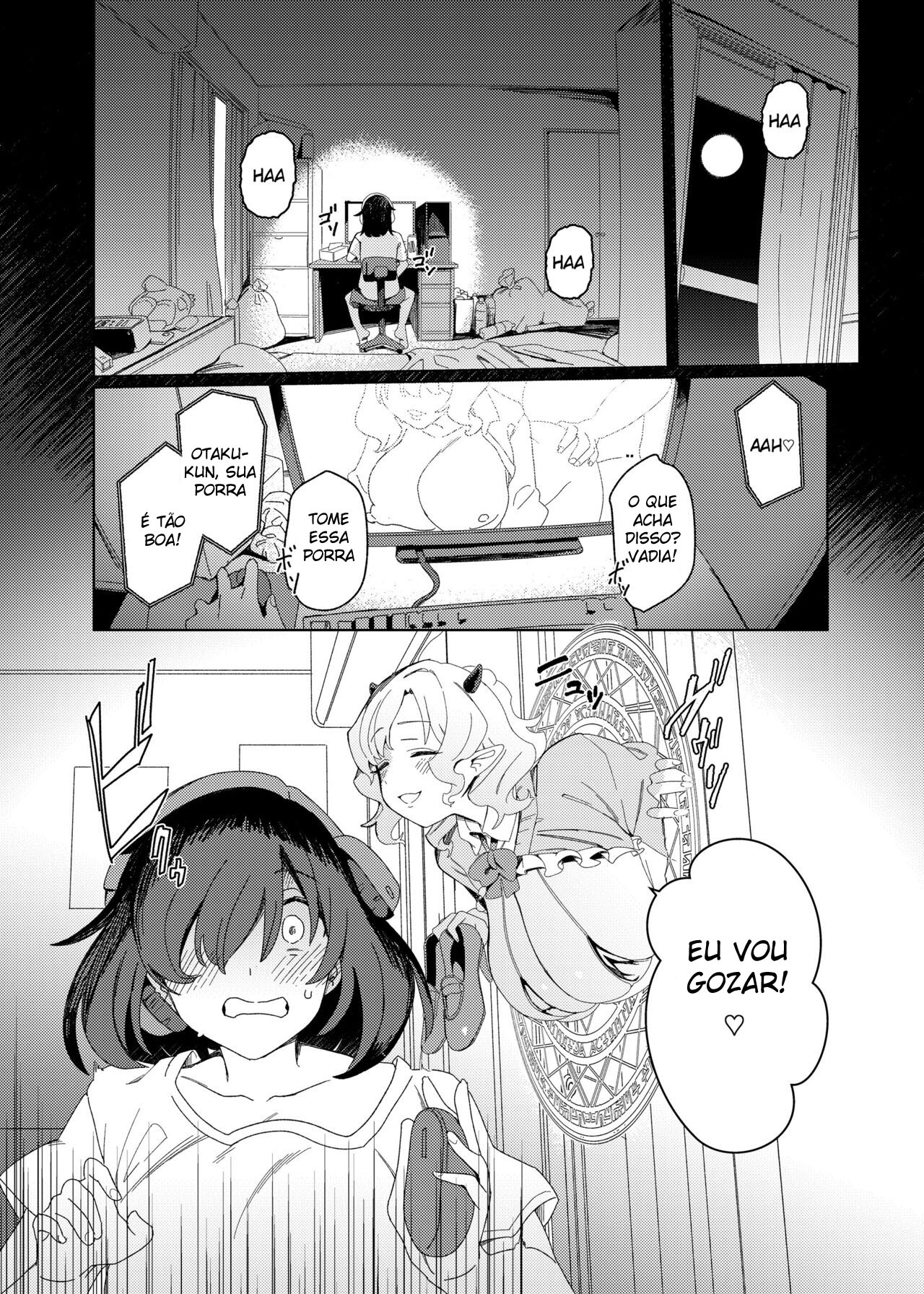 A Succubus Gyaru e a Nerd Futanari - Page 5