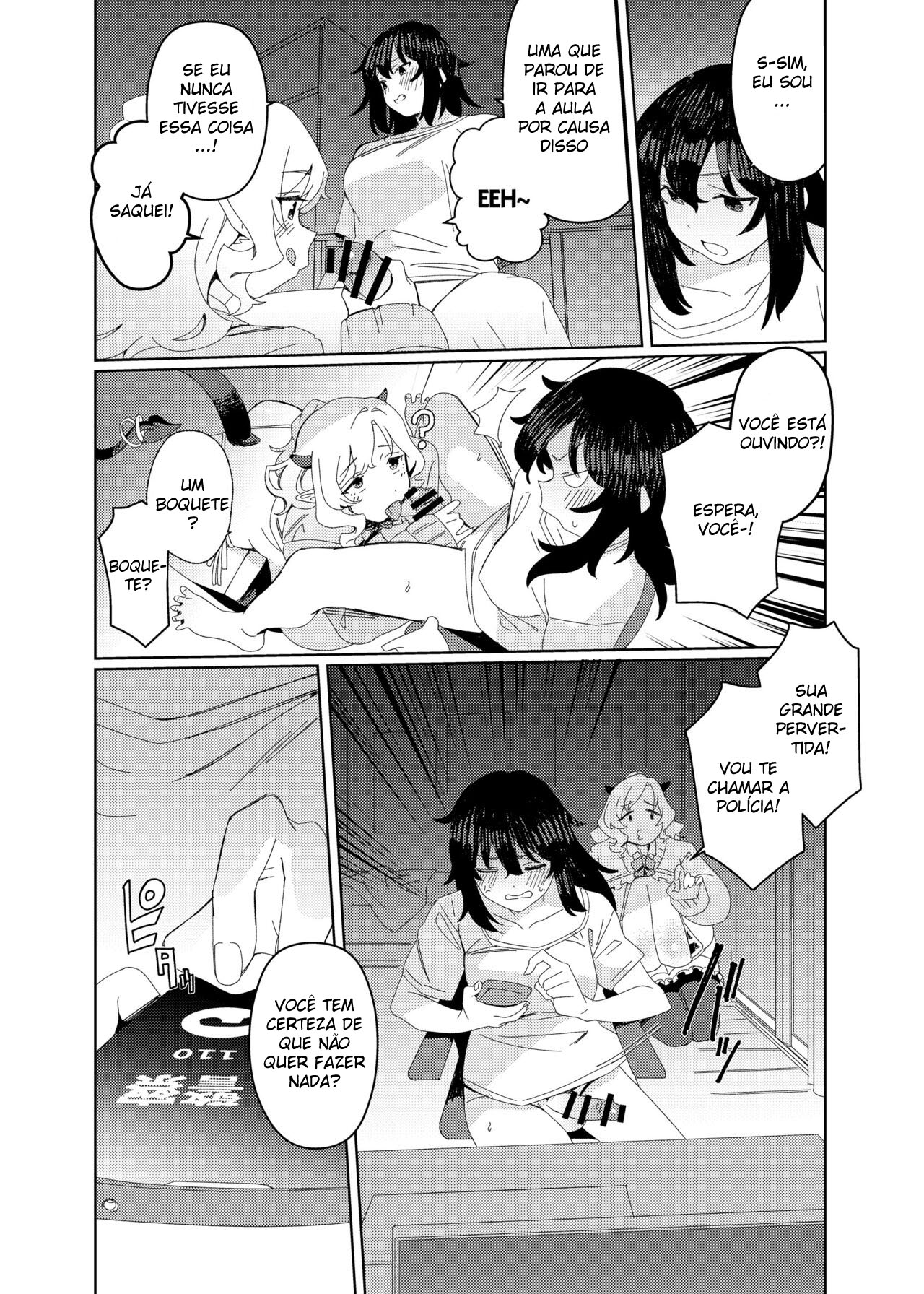 A Succubus Gyaru e a Nerd Futanari - Page 8