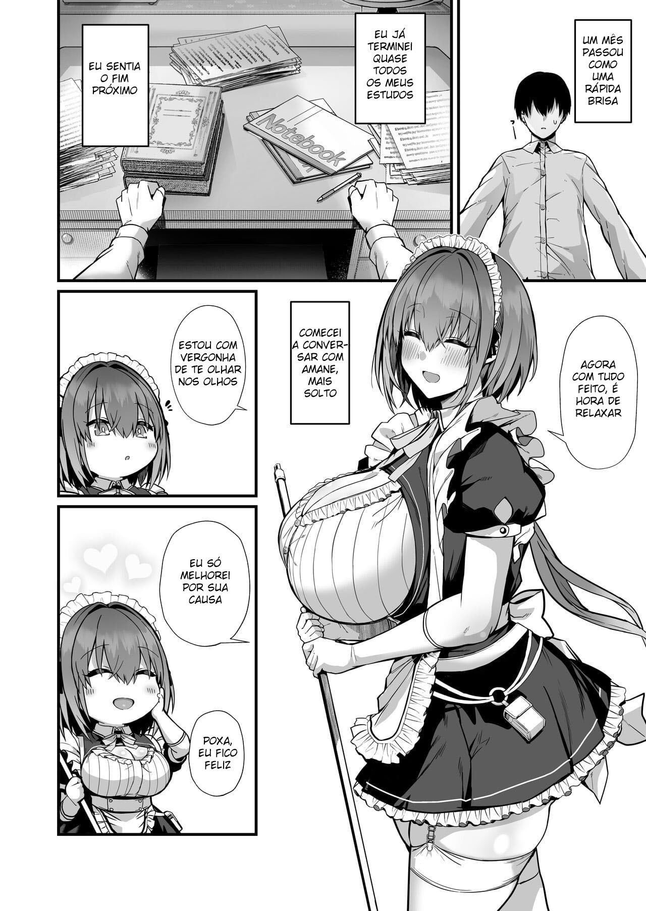 Amor de Empregada – Uma História Sobre Fazer Sexo com uma Empregada Gentil, Doce, de Seios Grandes e Sexy - Page 41