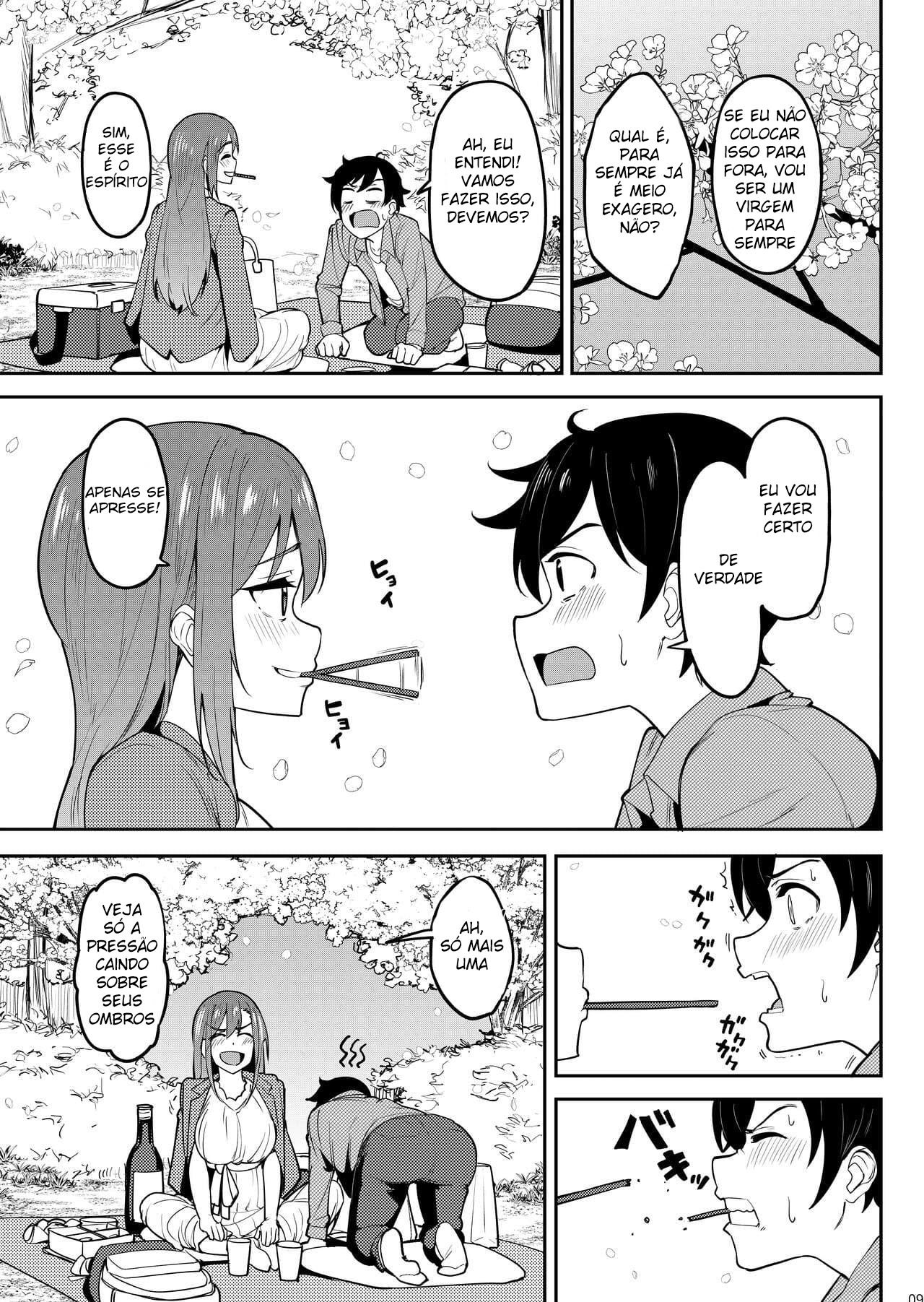 Sexo Embriagado Com Minha Senpai da Universidade - Page 8