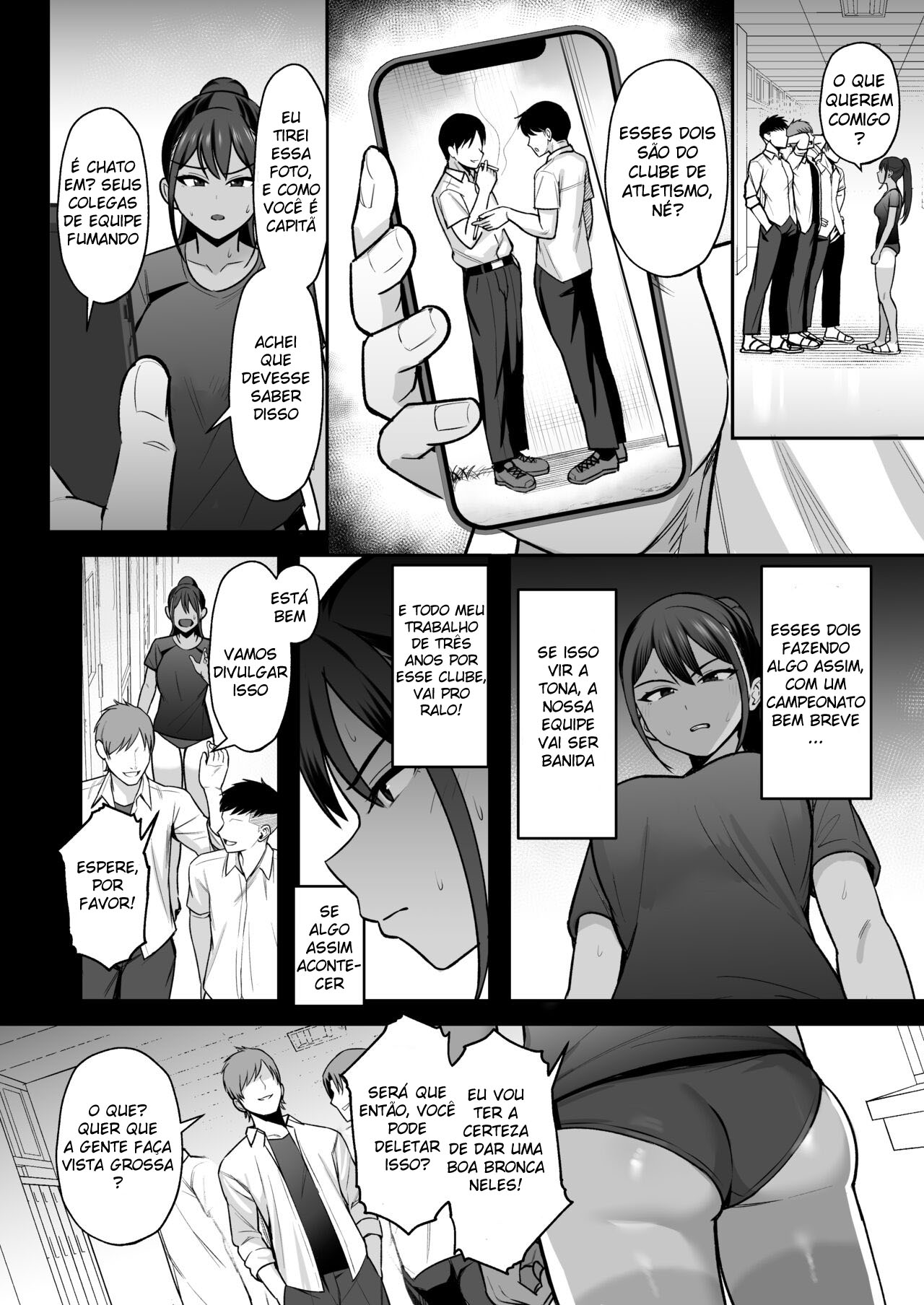 A Capitã do Clube de Atletismo Se Entrega a Um Bando de Delinquentes - Page 6