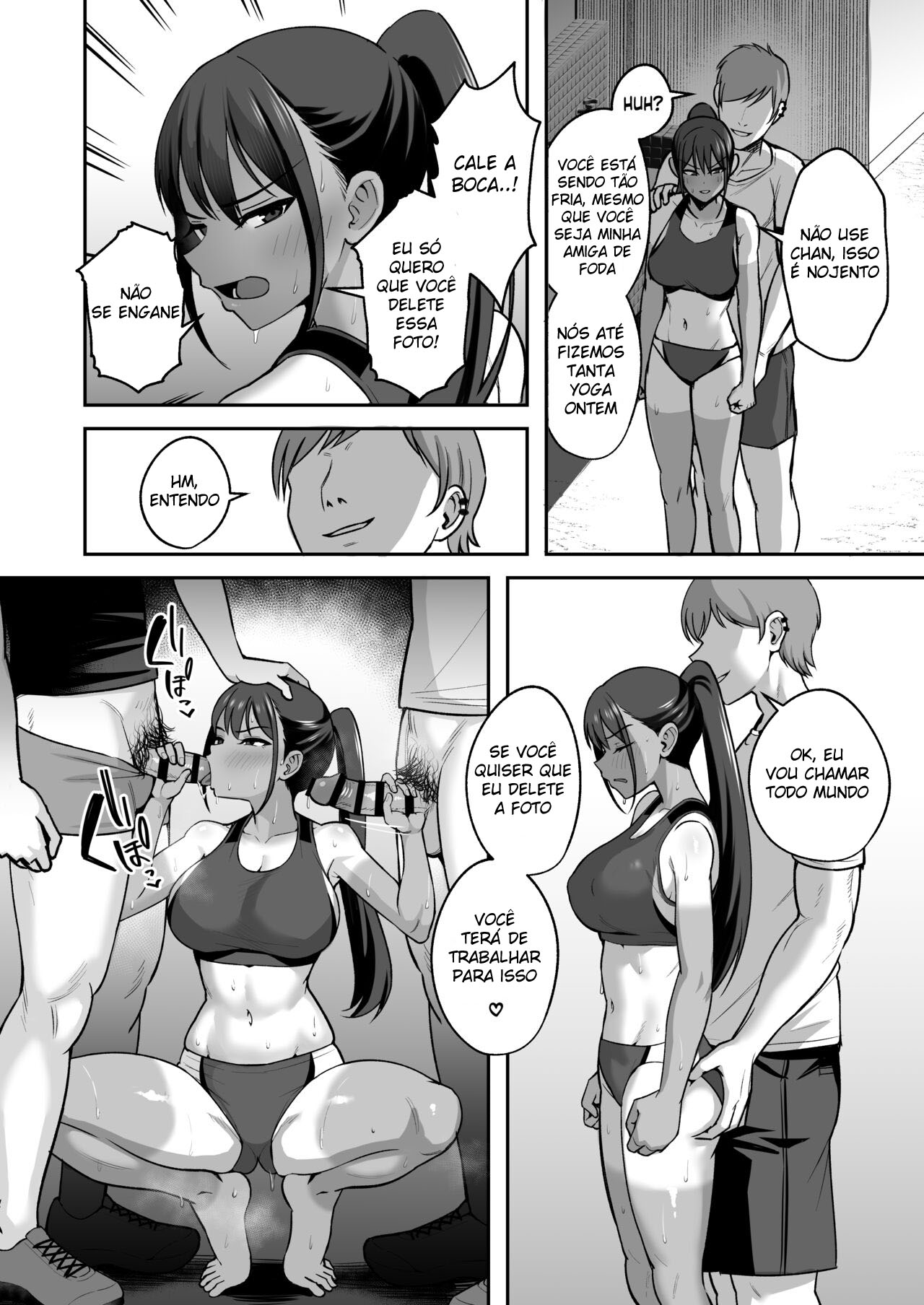 A Capitã do Clube de Atletismo Se Entrega a Um Bando de Delinquentes - Page 18