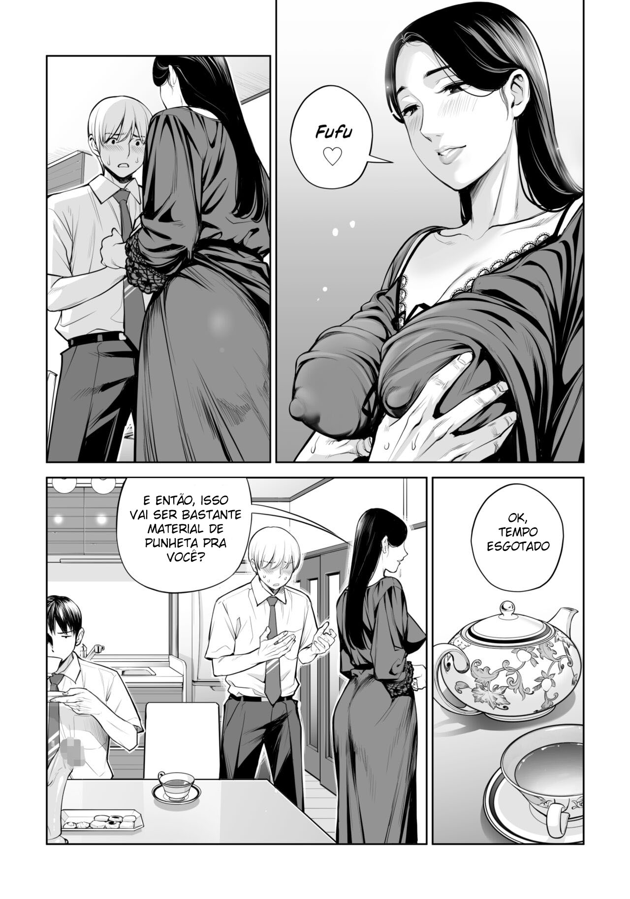Uma Mulher Mais Velha e Safada Caça Virgens - Page 33