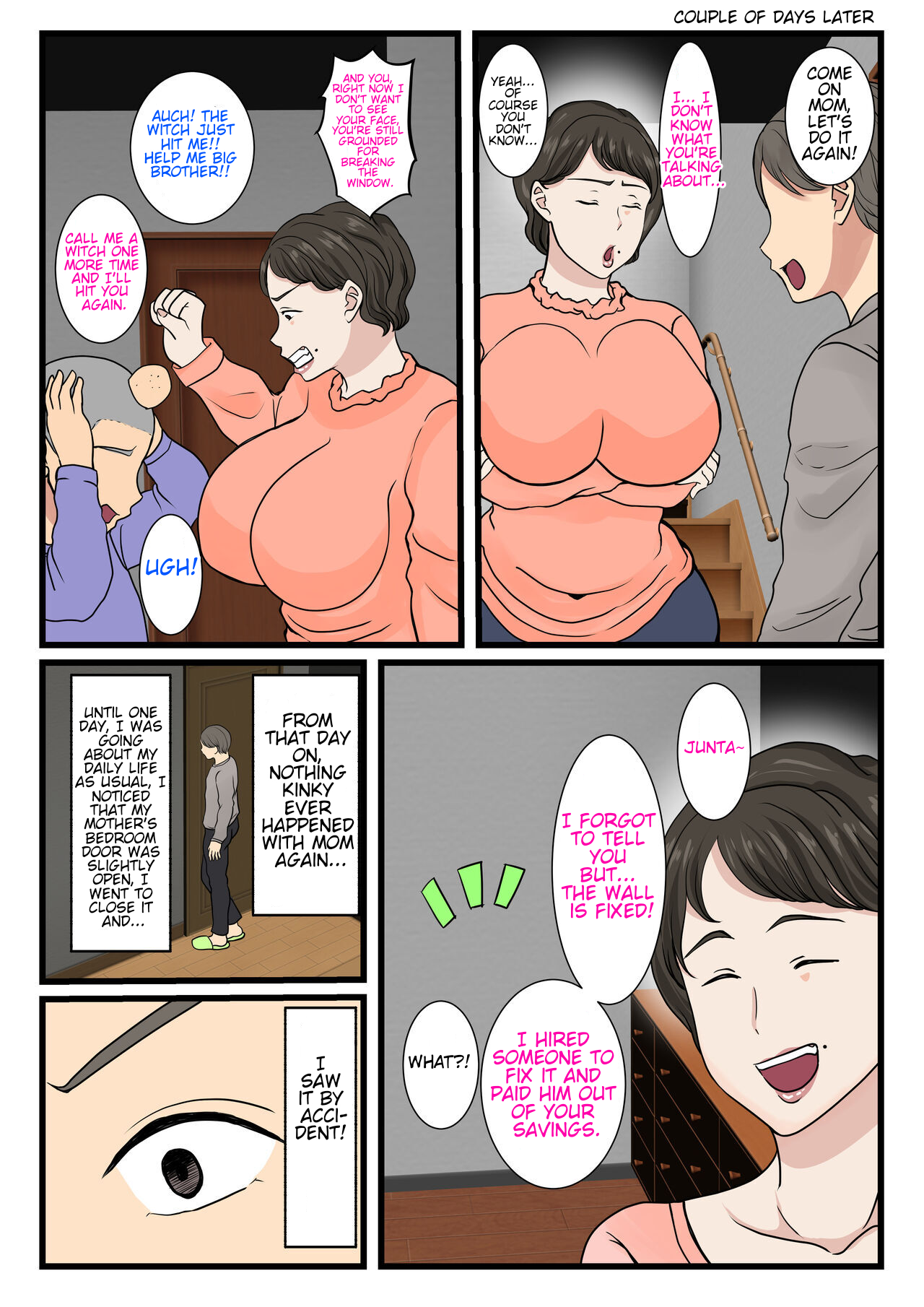 Haha ga Kabe ni Hamatte Ugokenakatta node… - Page 37