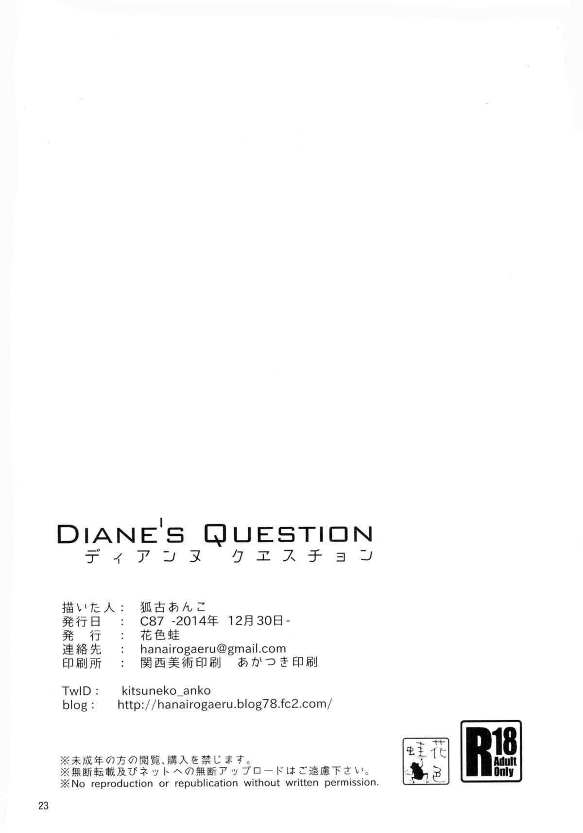 Diane’s Question - Page 22
