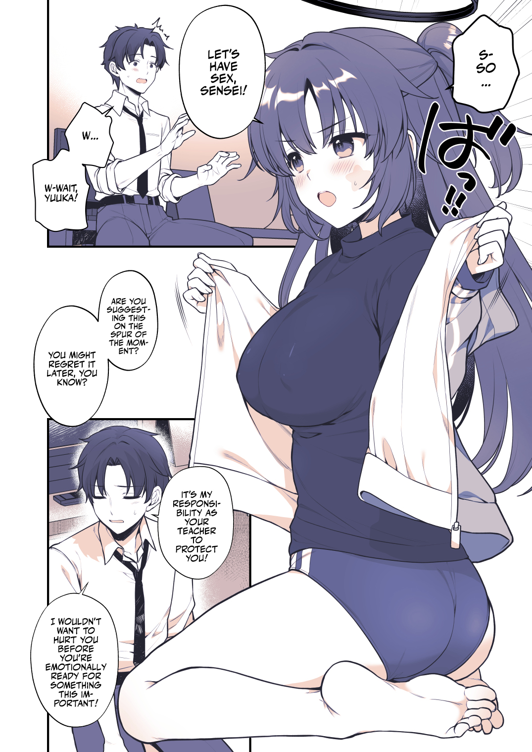 Yuuka wa Te wo Dasaretai | Yuuka Wants to Go to Pound Town! - Page 6