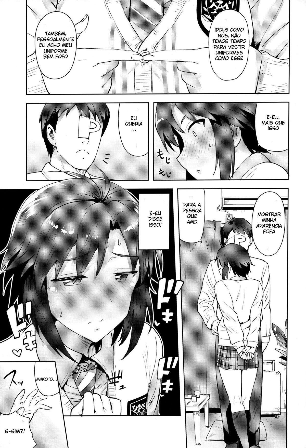 Makoto e um uniforme - Page 4