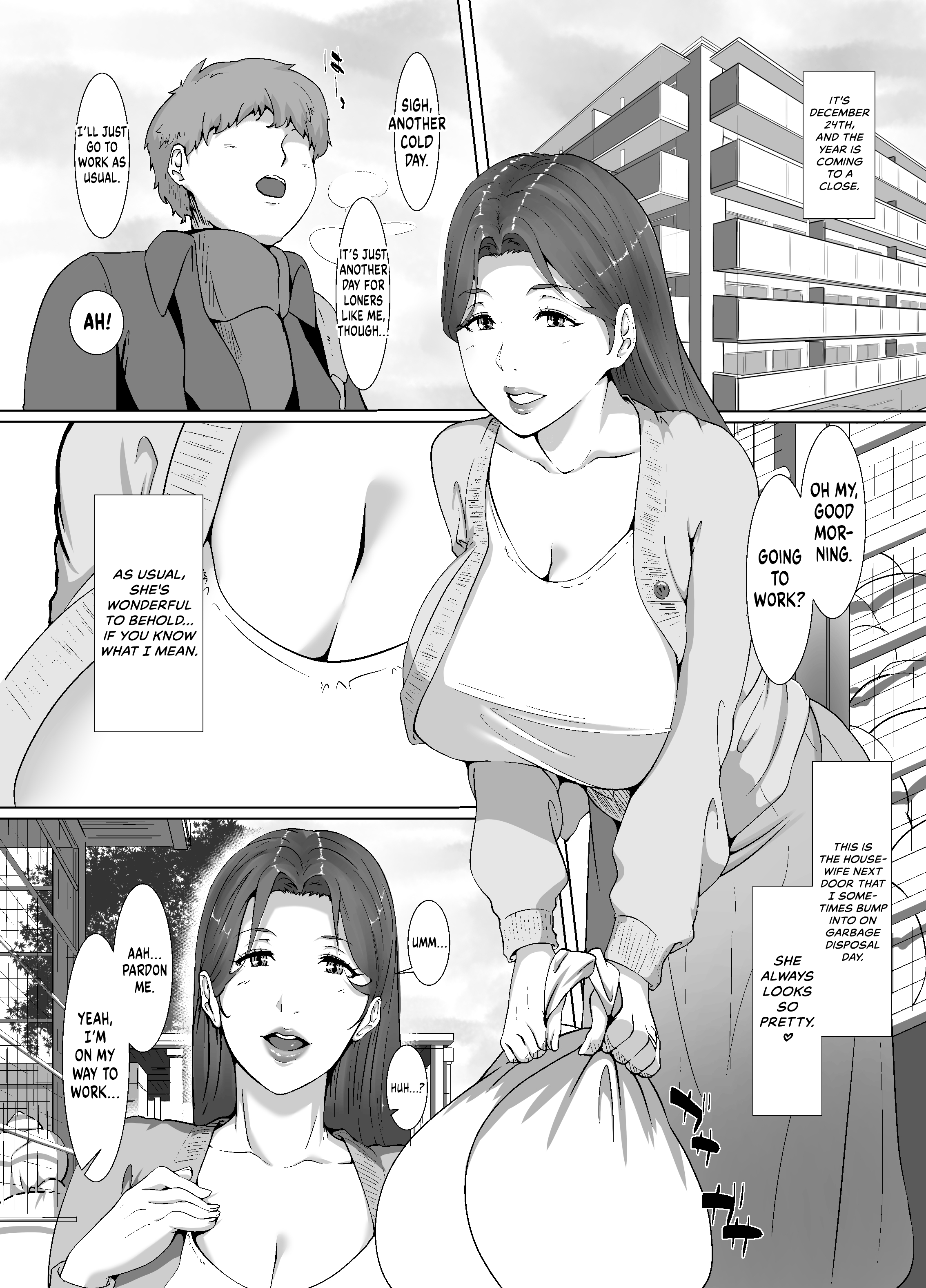 Seiya wa Otonari no Oku-san to | Spending Christmas Eve With the Housewife Next Door - Page 4