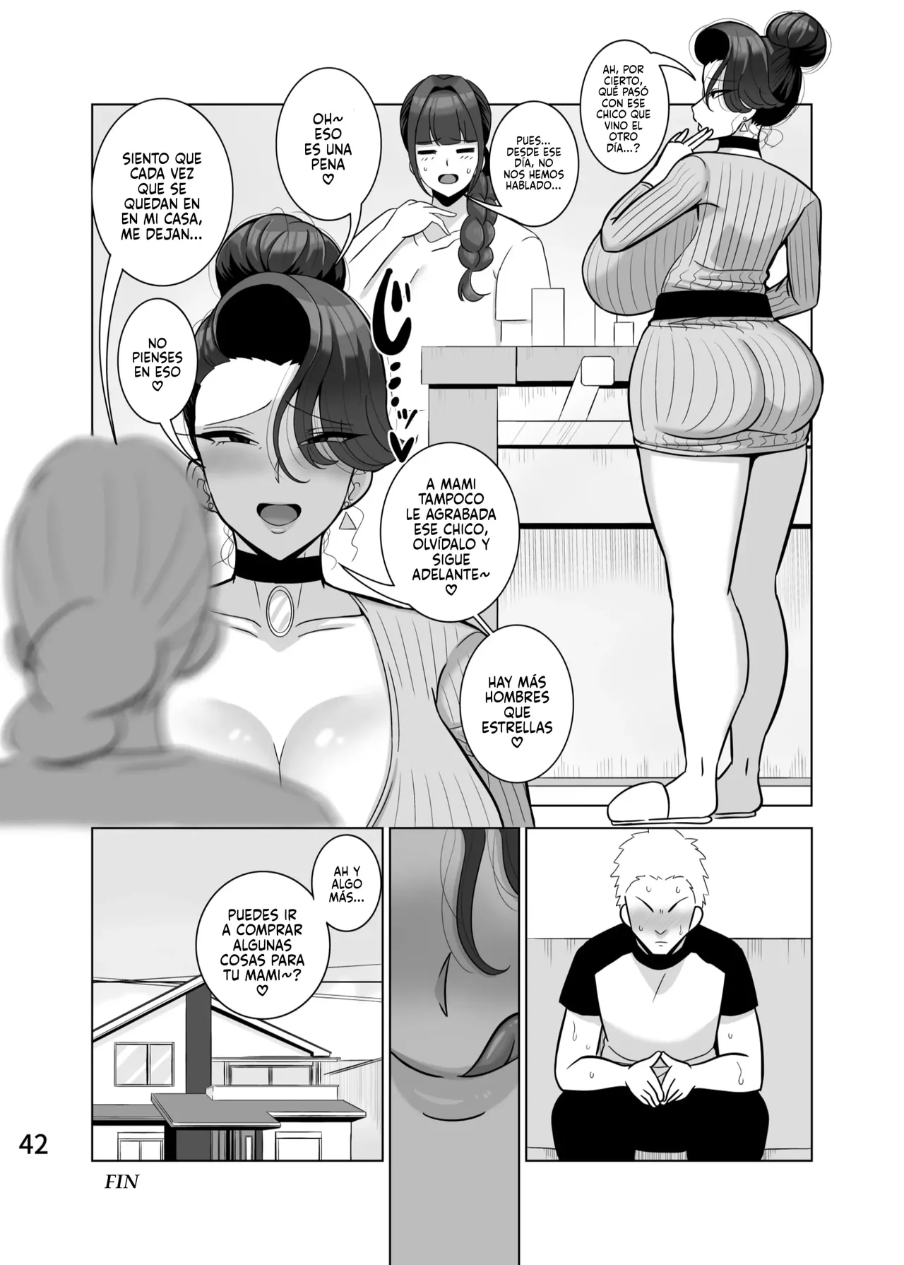 Musume no kareshi o netoru haha | Una Madre que Tiene Sexo con el Novio de su Hija - Page 43