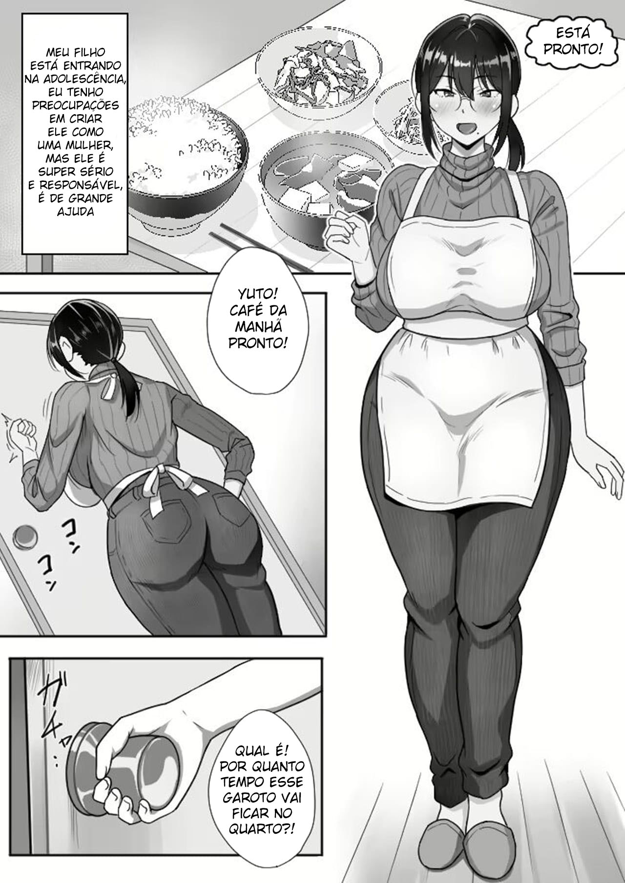 A Relação Íntima de uma Mãe e Filho Humildes e Cheios de Prazer - Page 3