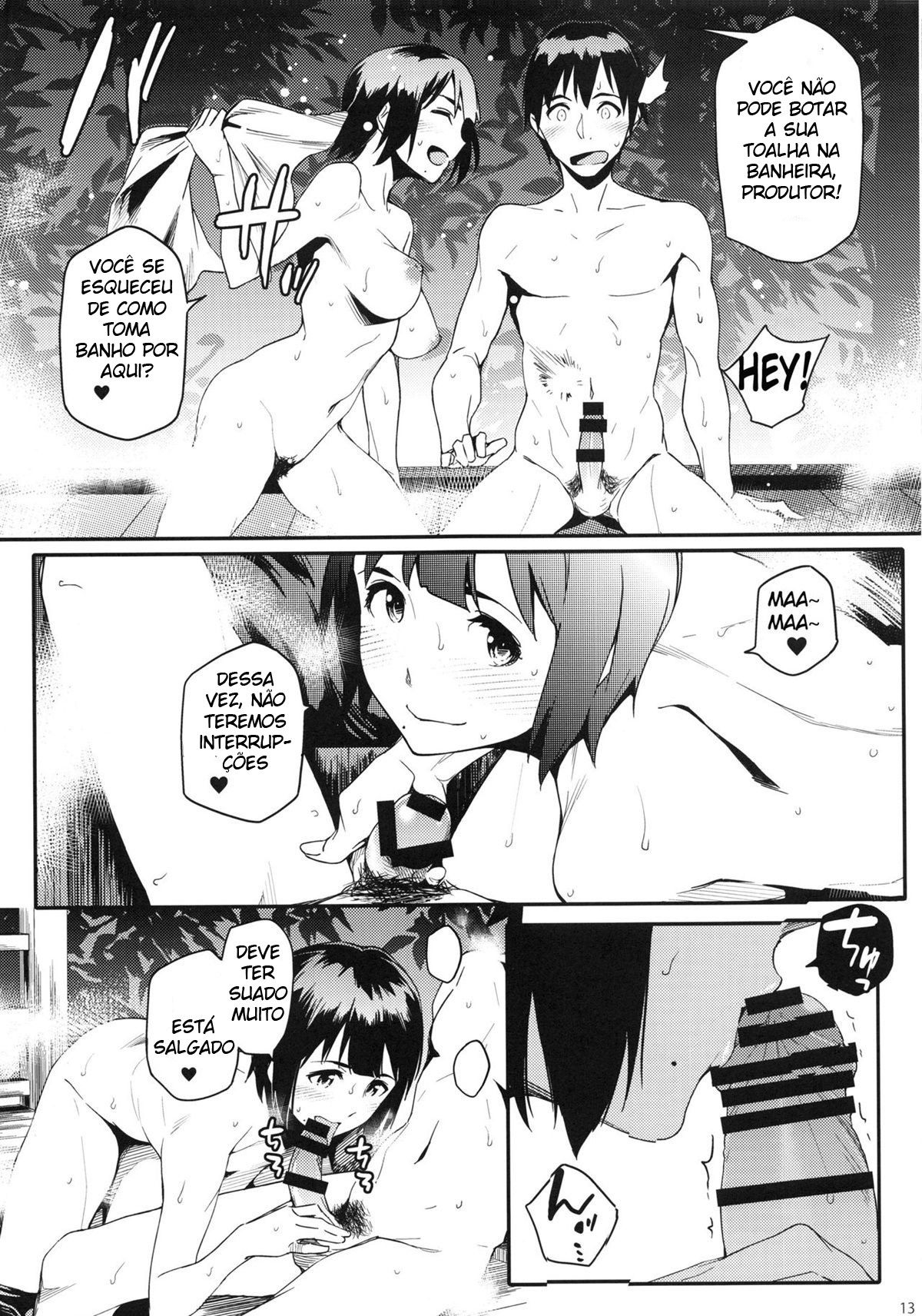 Fonte Termal com Kotori-san - Page 12