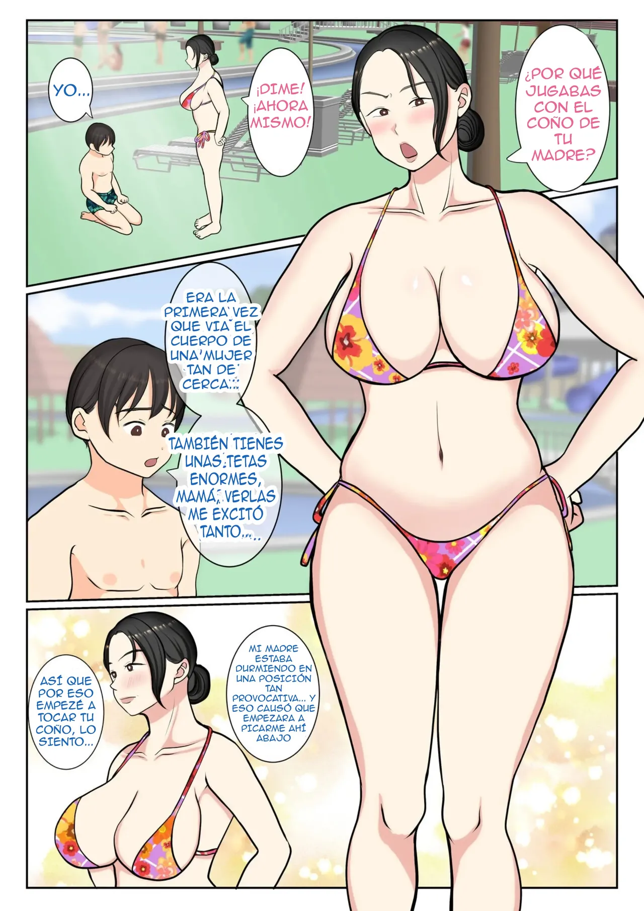 Suekko no Boku wa Mizugi Kaa-chan de Doutei Sotsugyou shichaimashita | El dia En Que El Hijo Menor Perdio la Virginidad Gracias a Su Madre En Traje De Baño - Page 25