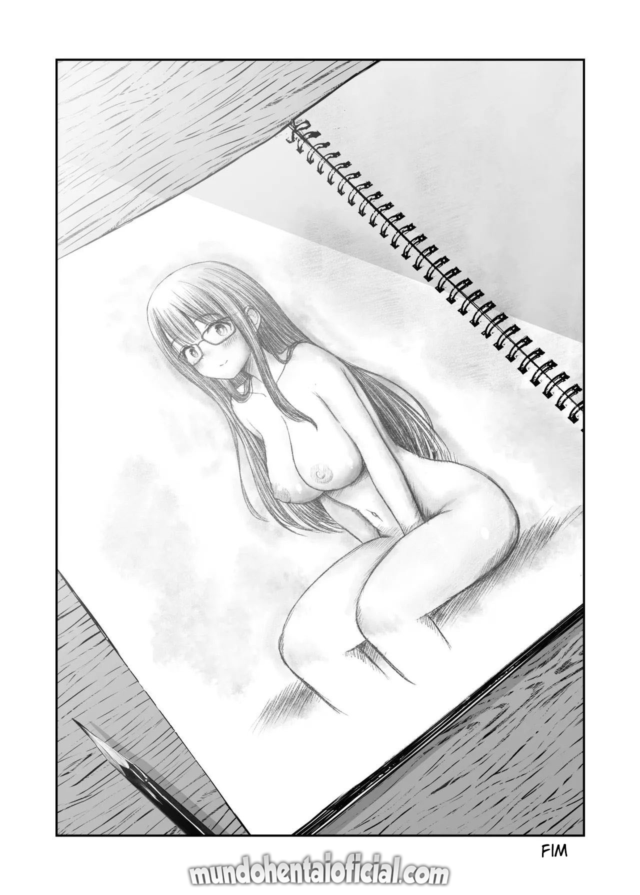 A História de Como Minha Inspiração Para Arte Aumentou Graças A Minha Kouhai Peituda Que Posou Nua Para Mim - Page 51
