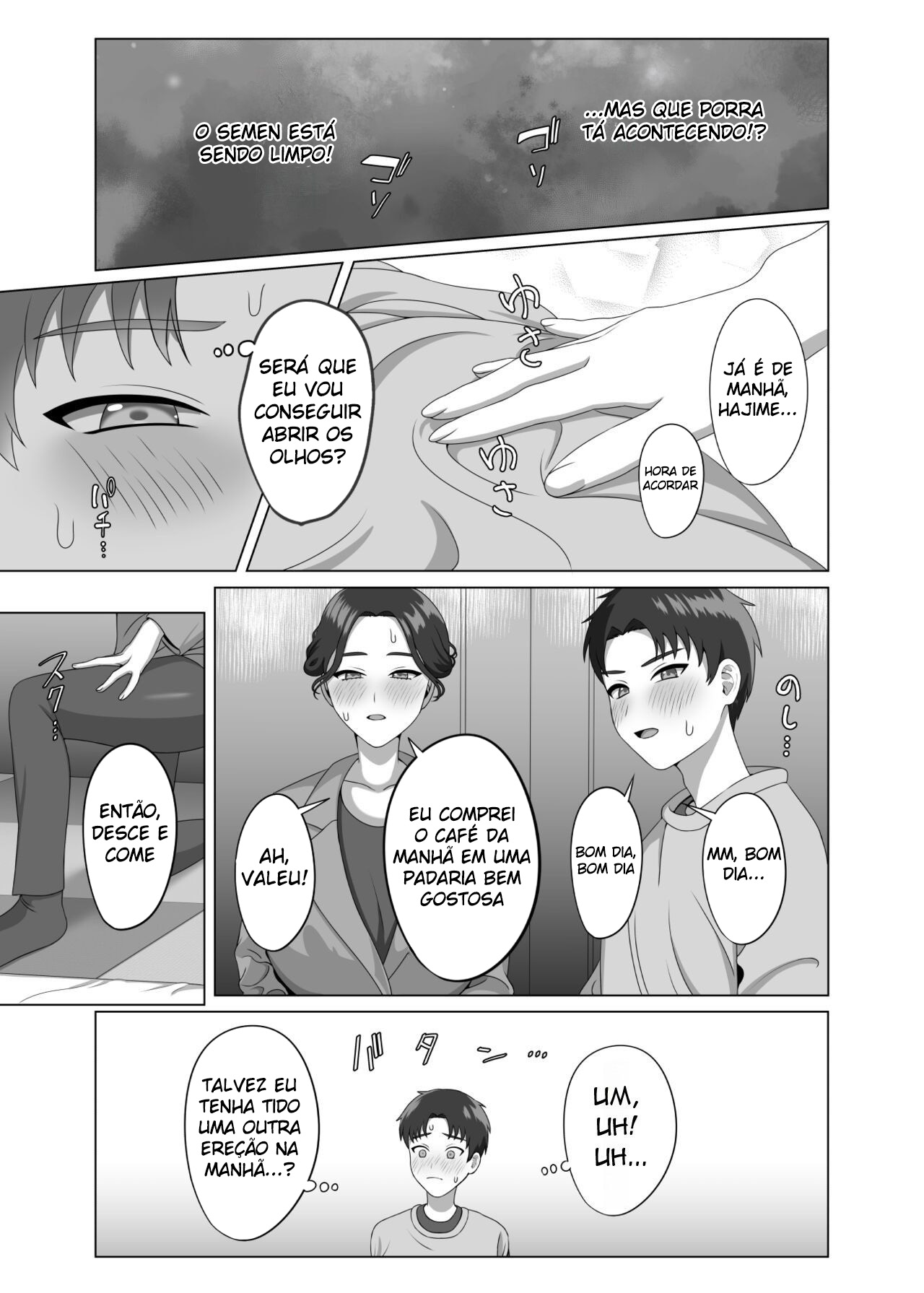 Uma Mãe Fica Excitada Com a Ereção Matinal do Filho - Page 16