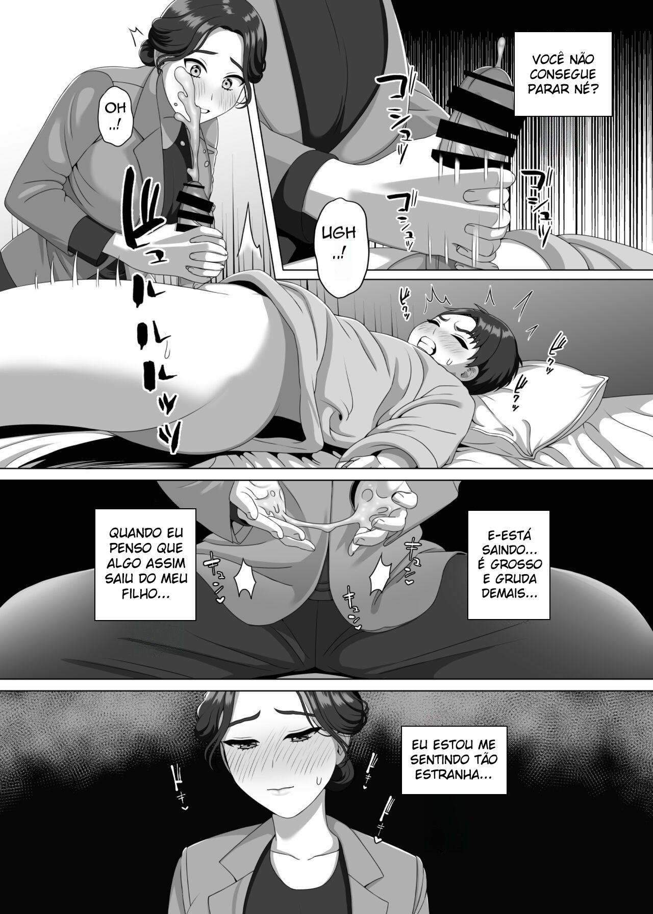 Uma Mãe Fica Excitada Com a Ereção Matinal do Filho - Page 19