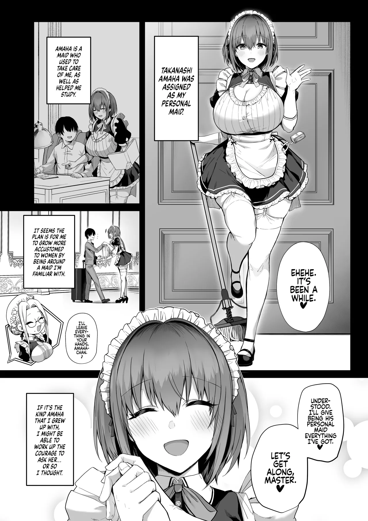 Love Maid -Yasashikute Amaama na Kyonyuu Ero Maid San to SEX Shimakuru Ohanashi- | Love Maid – A Story about having lots of Sex with a Sweet, Super-loving Big-breasted Sexy Maid - Page 10