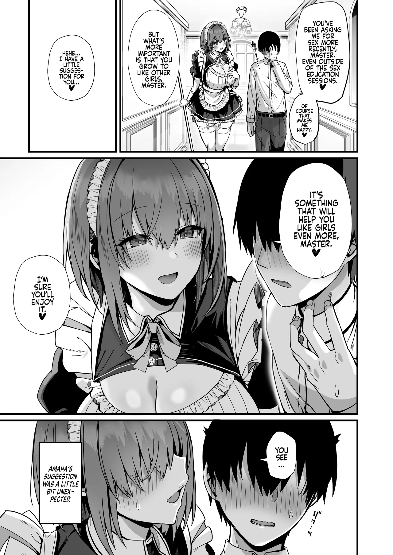 Love Maid -Yasashikute Amaama na Kyonyuu Ero Maid San to SEX Shimakuru Ohanashi- | Love Maid – A Story about having lots of Sex with a Sweet, Super-loving Big-breasted Sexy Maid - Page 44
