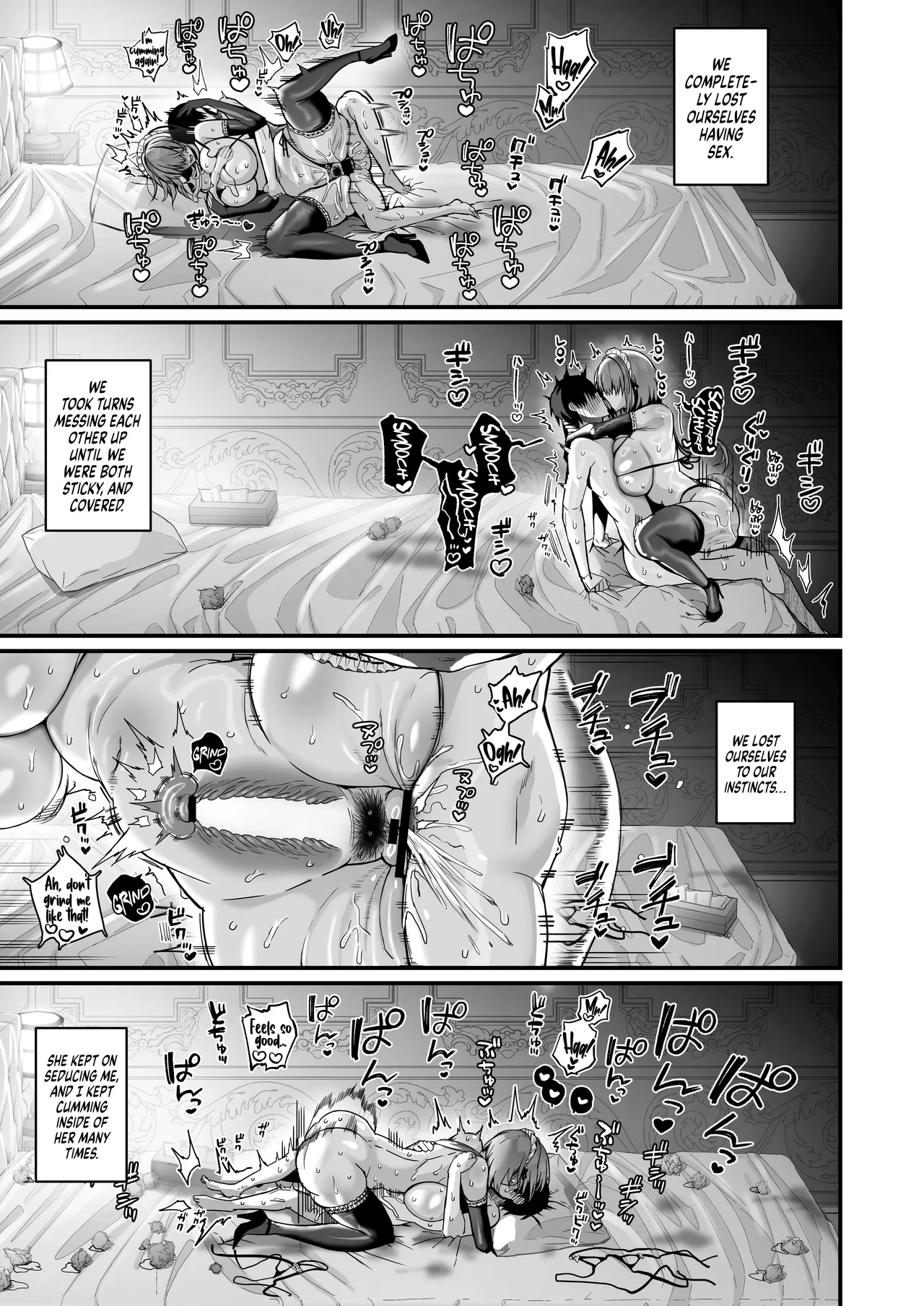Love Maid -Yasashikute Amaama na Kyonyuu Ero Maid San to SEX Shimakuru Ohanashi- | Love Maid – A Story about having lots of Sex with a Sweet, Super-loving Big-breasted Sexy Maid - Page 60