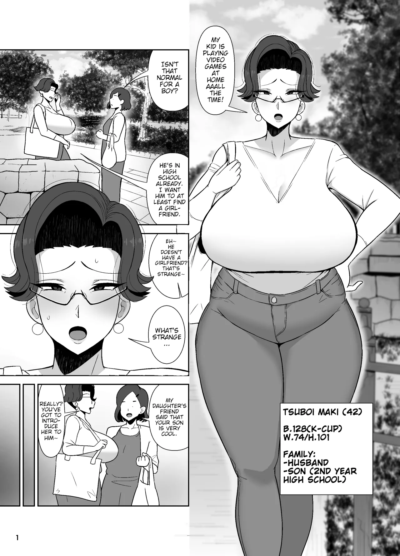 Tsuboi Maki (42) wa 2-fun-go Musuko to Oyako de Sex o Suru - Page 2