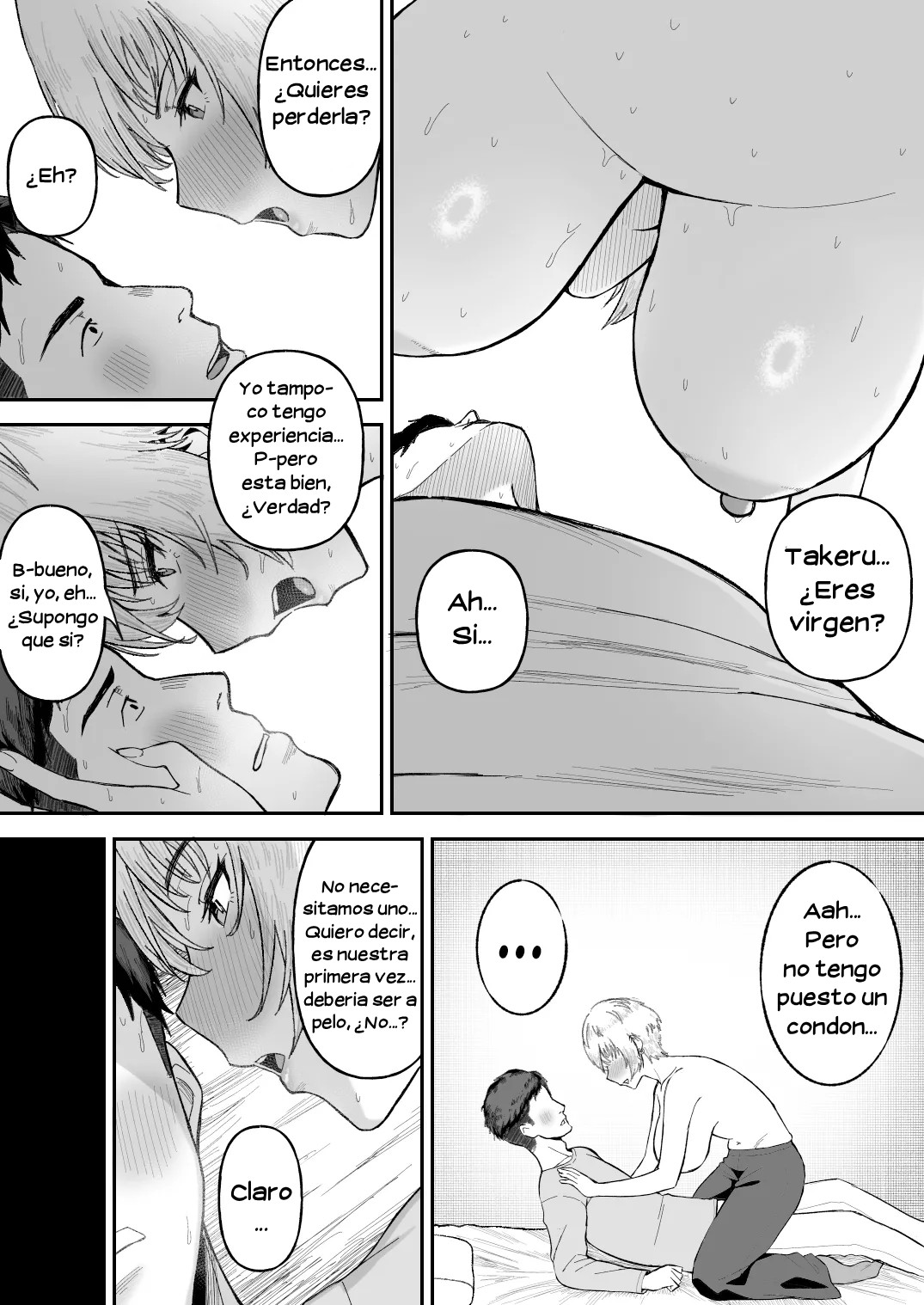Shinyuu no Ikemen Danshi ga Jitsu wa Bakunyuu Joshi da to Hanmei shita Baai|Lo que Pasaría si Descubrieran que el Guapetón de mi Amigo Realmente es una Hermosa Chica de Pechos Grandes - Page 14
