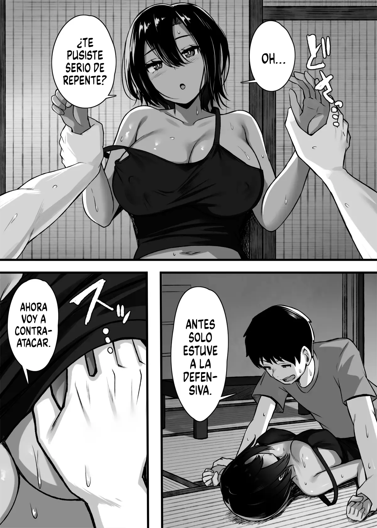 Makezu Girai na Osananajimi to H Shoubu suru Hanashi ｜Competencia Sexual con mi Amiga de la Infancia que Odia Perder - Page 15